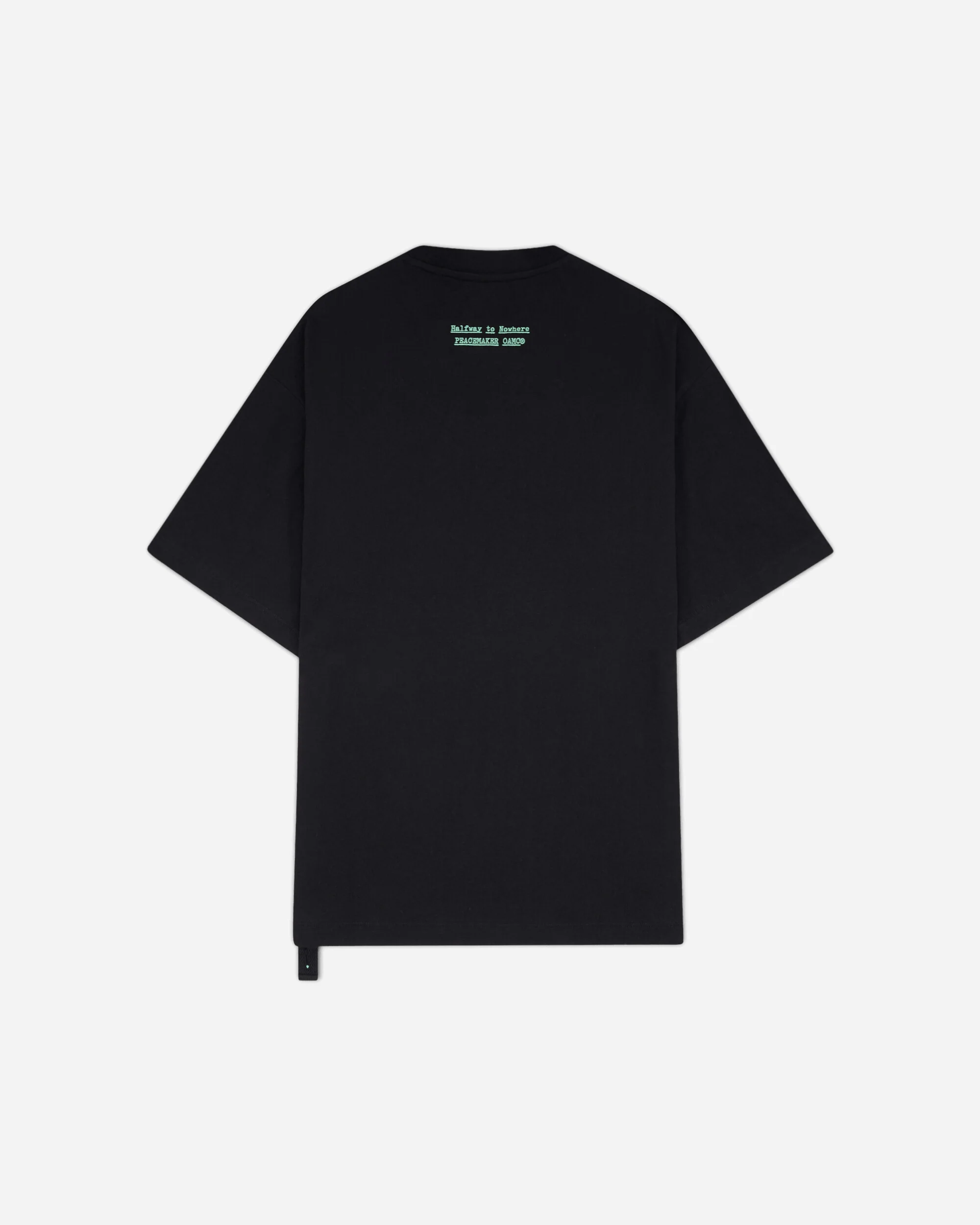 Men's Flower Print Regular Fit T-Shirt Black - Image 2