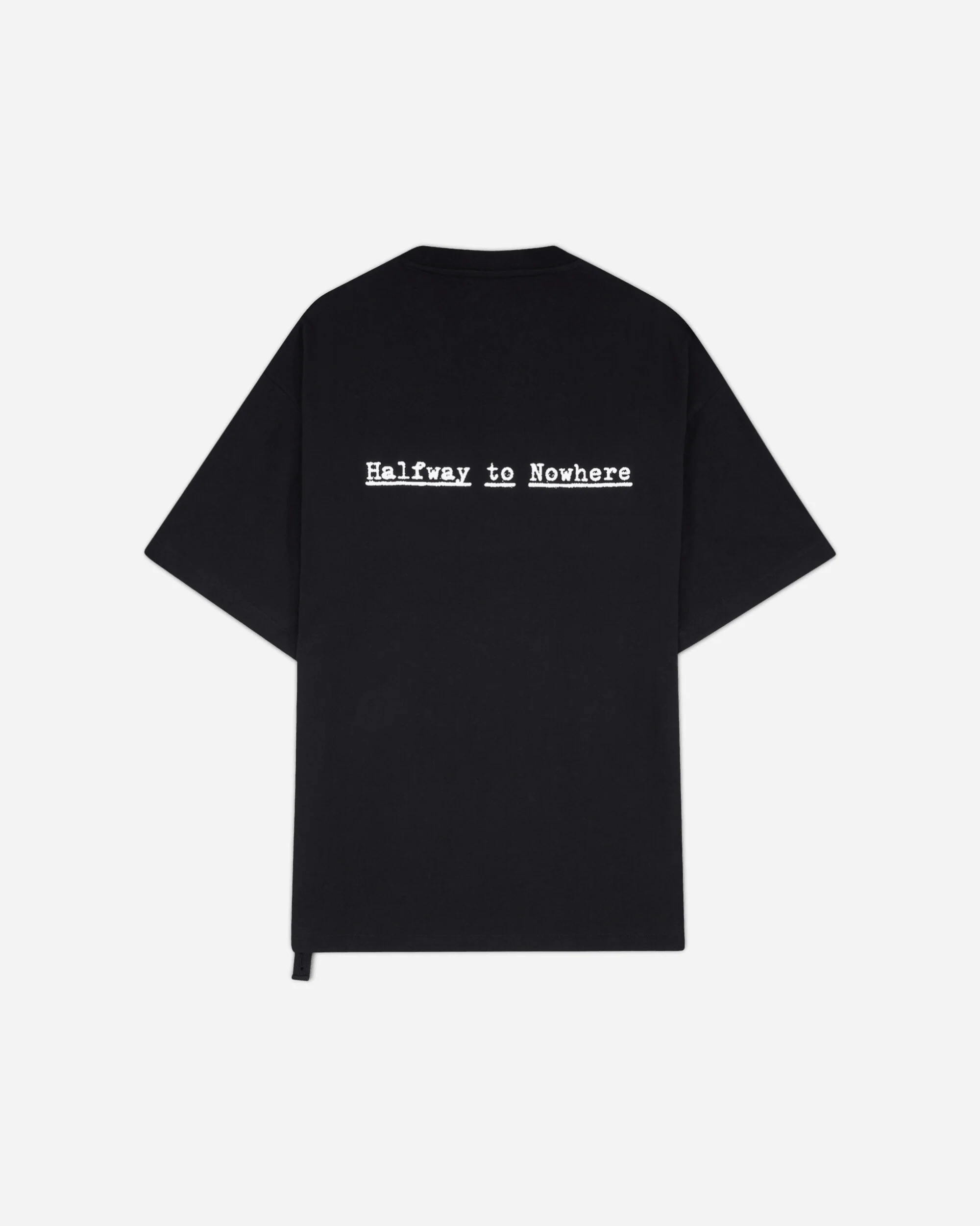 Men's Halfway To Nowhere Print Regular Fit T-Shirt Black - Image 2