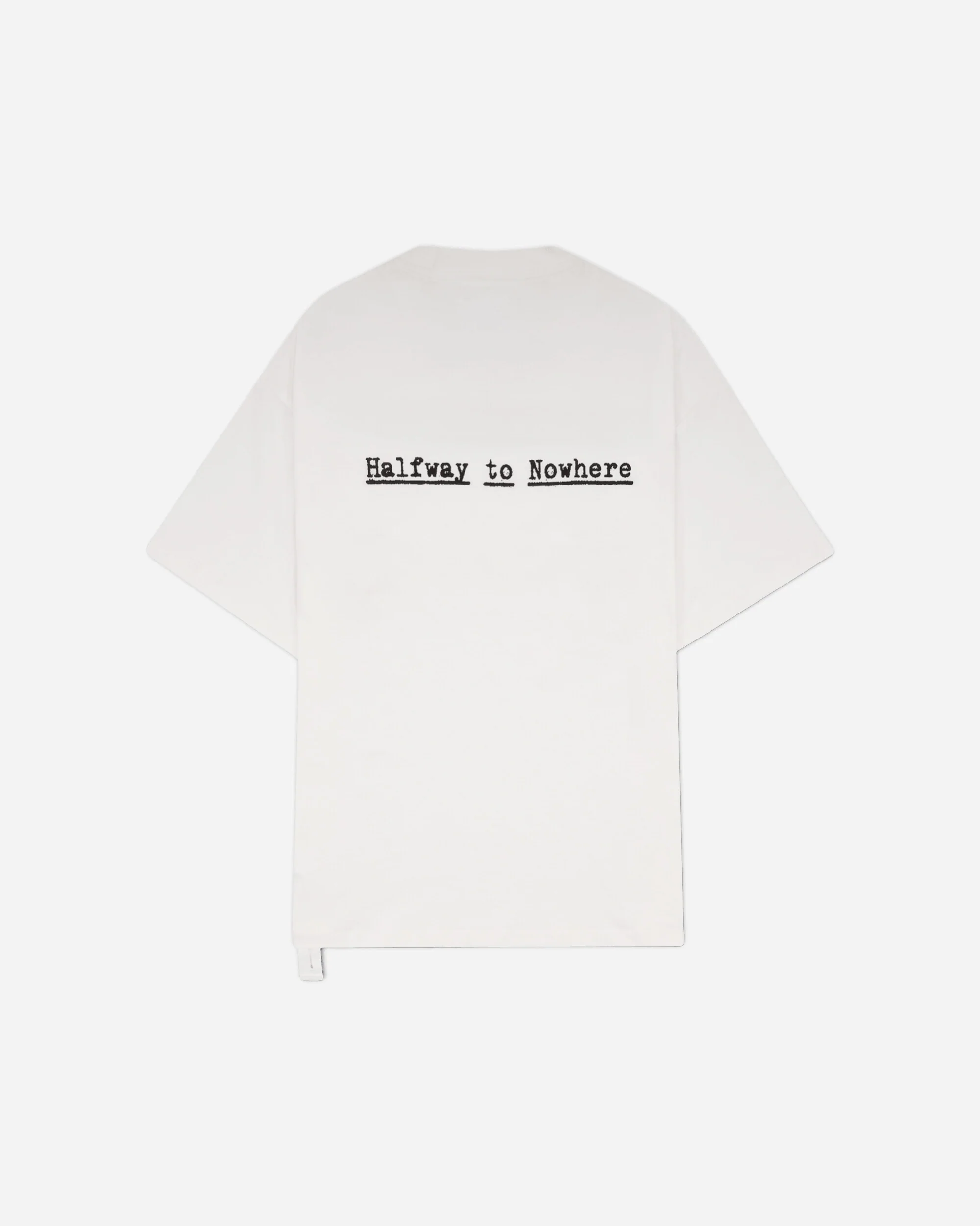 Men's Halfway To Nowhere Print Regular Fit T-Shirt White - Image 2