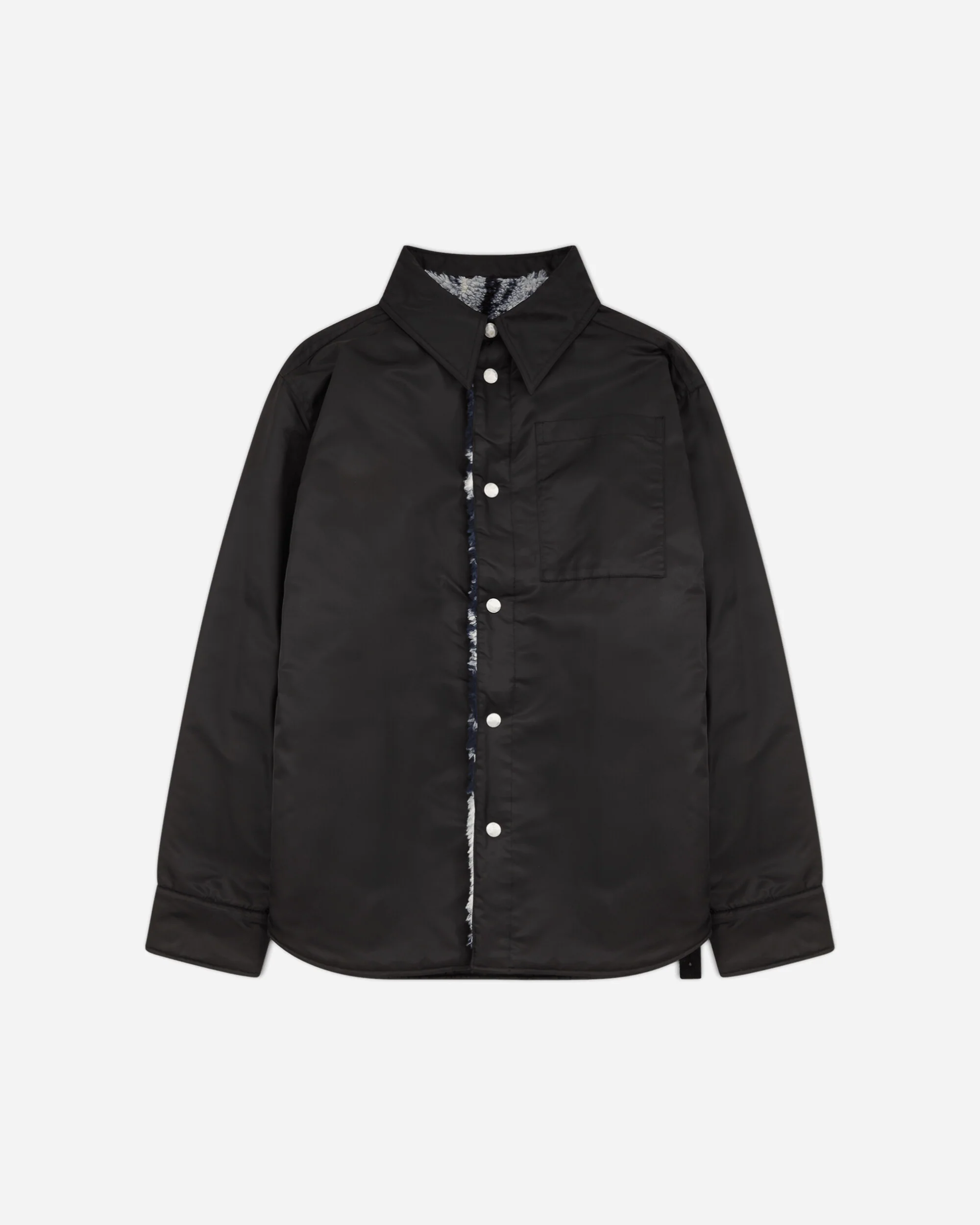 Men's Reversible Overshirt Black - Image 3