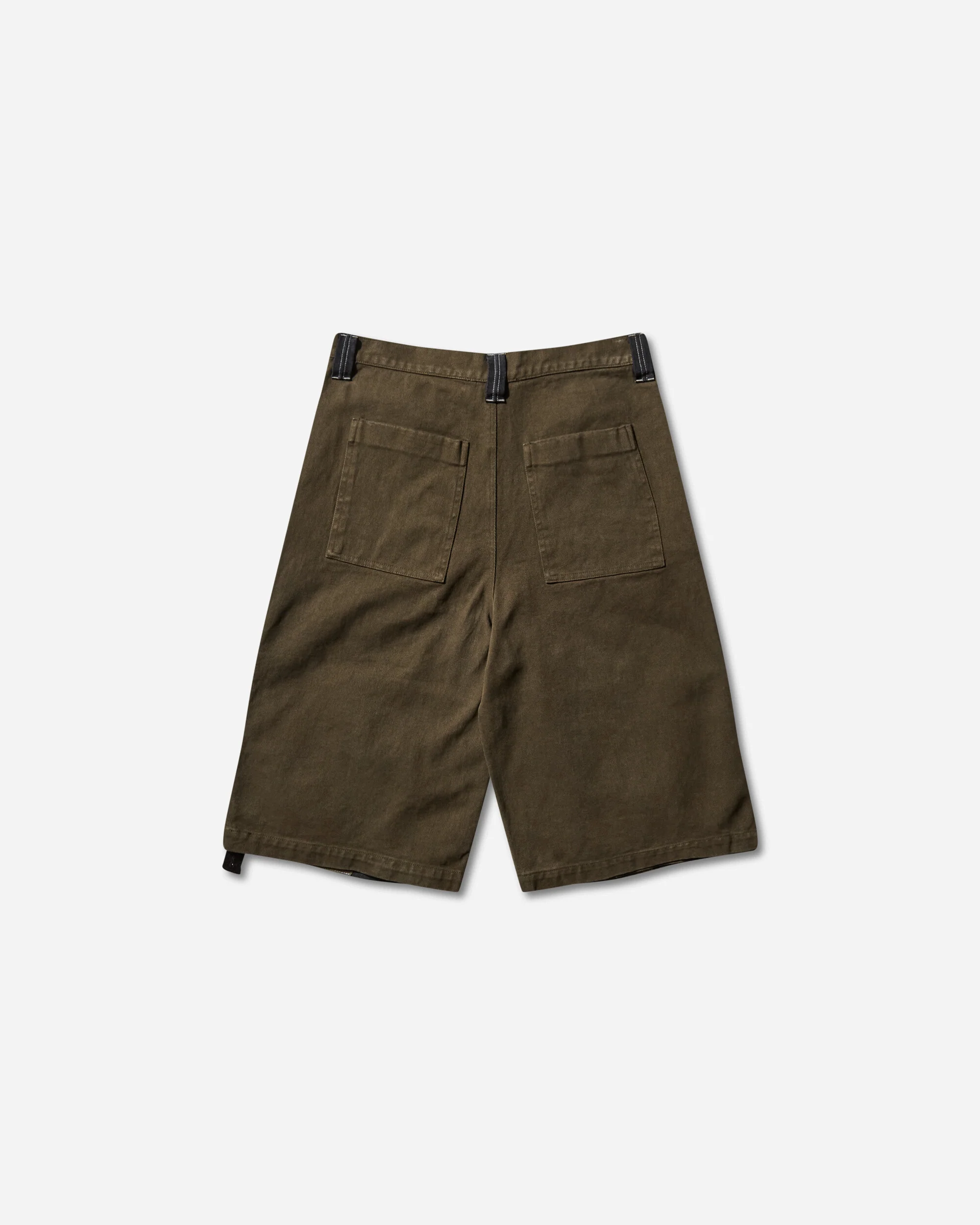 Men's Workwear Shorts Military Green - Image 2