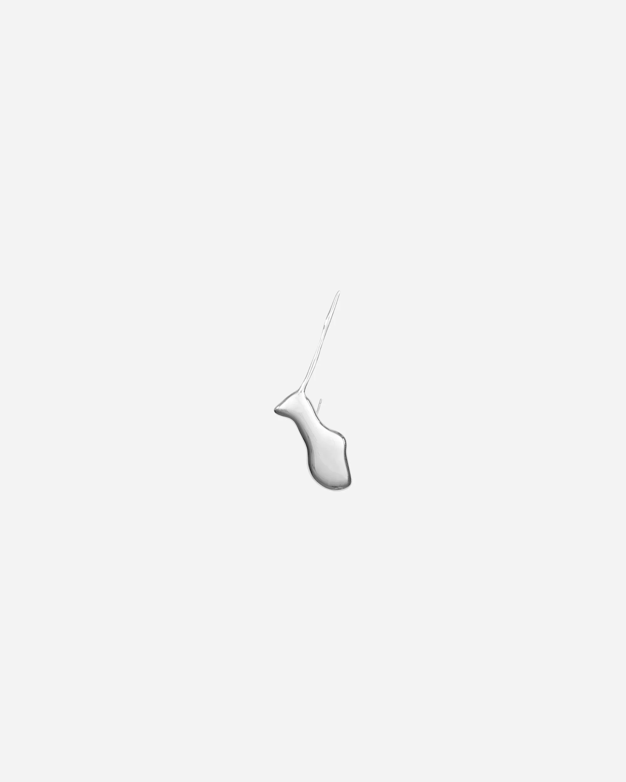 Puddle Earring Silver - Image 2