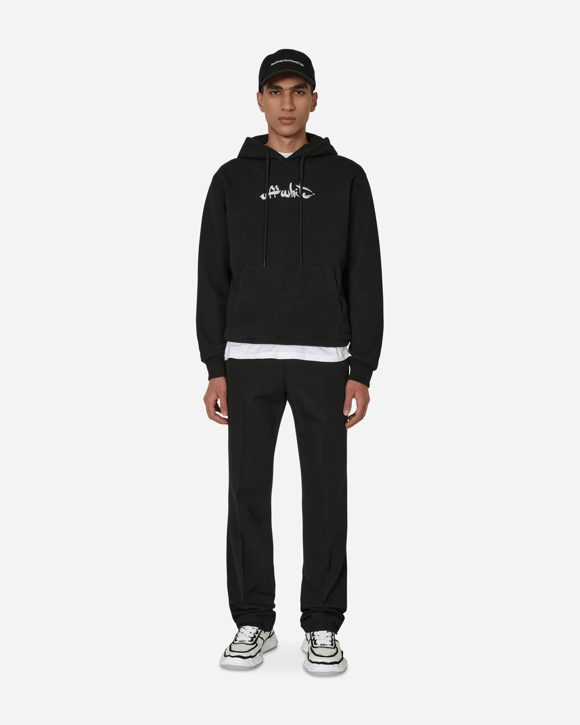 Buckle Dry Wool Slim Pants Black - Image 4