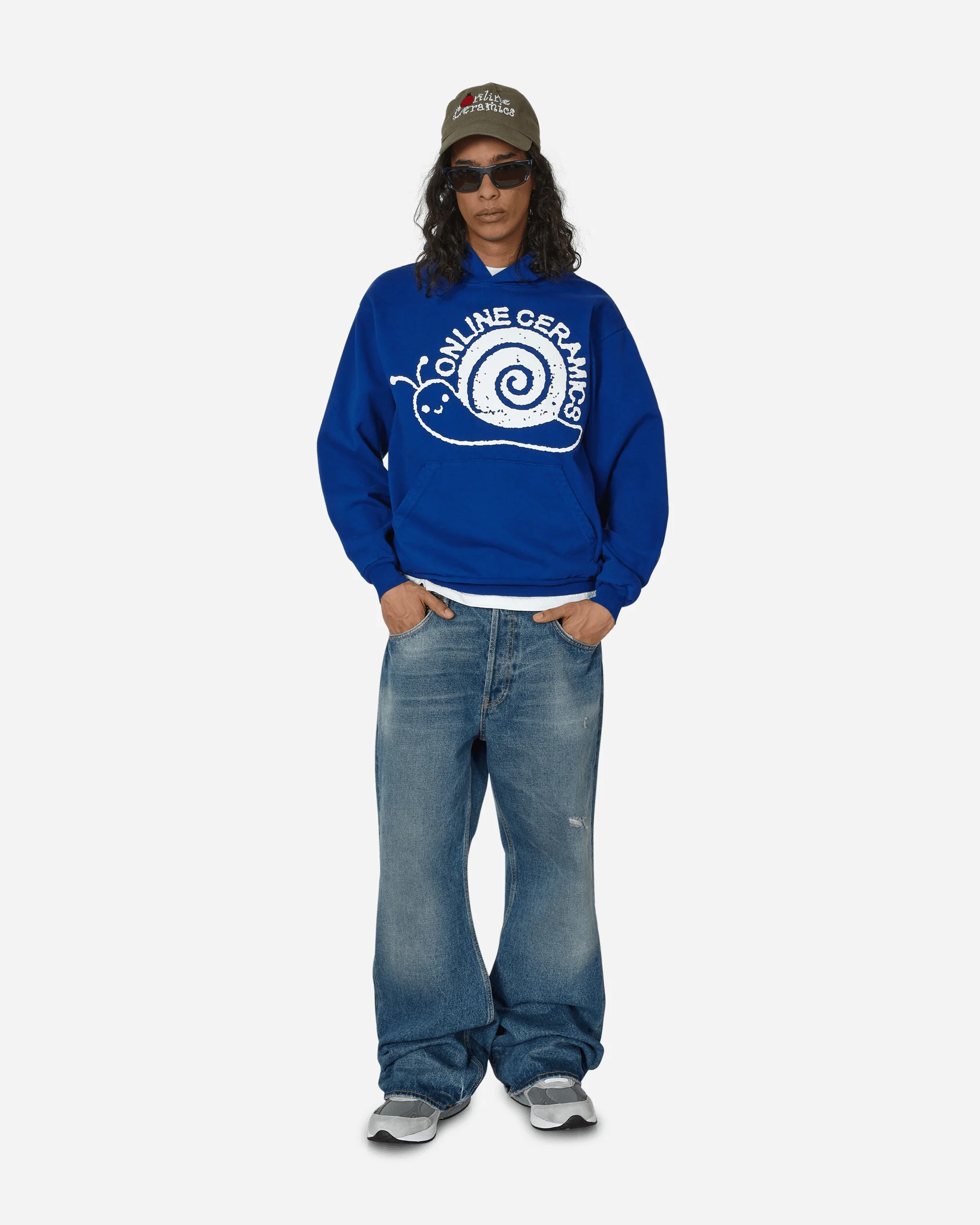 Snail Logo Hoodie Blue - Image 4