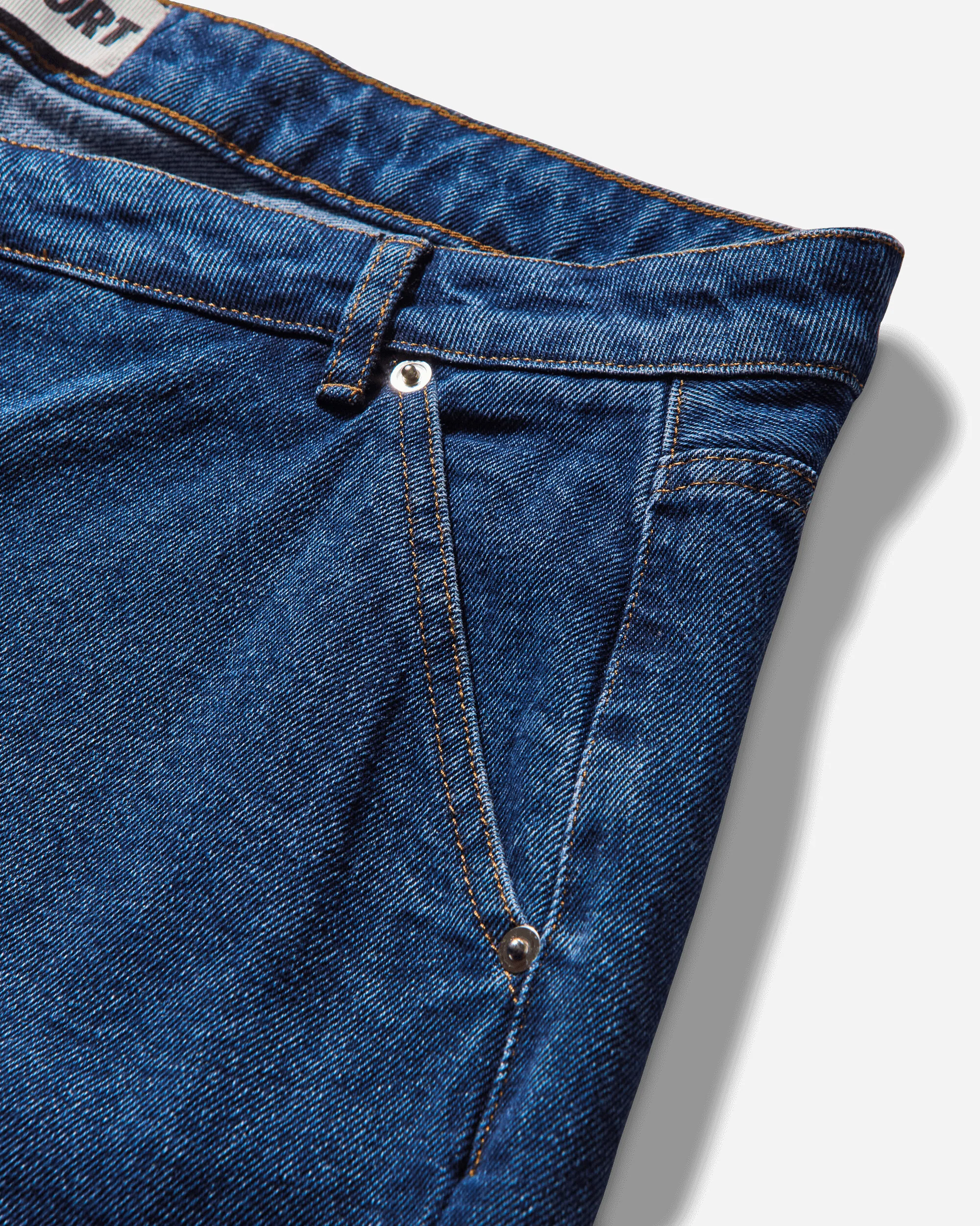 Women's Rose Straight Denim Pants Medium Blue - Image 4