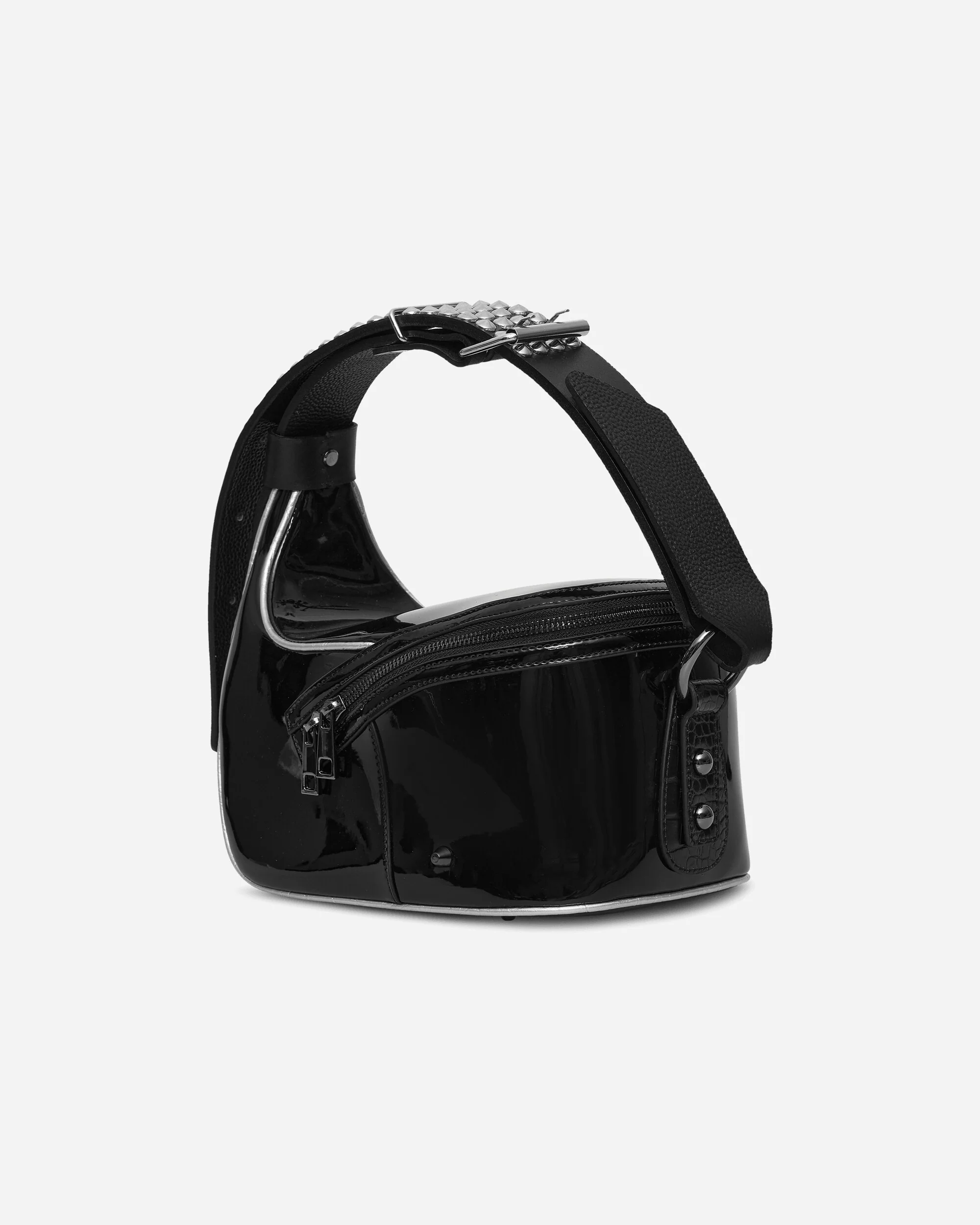 Studded Beauty Bag Black - Image 3