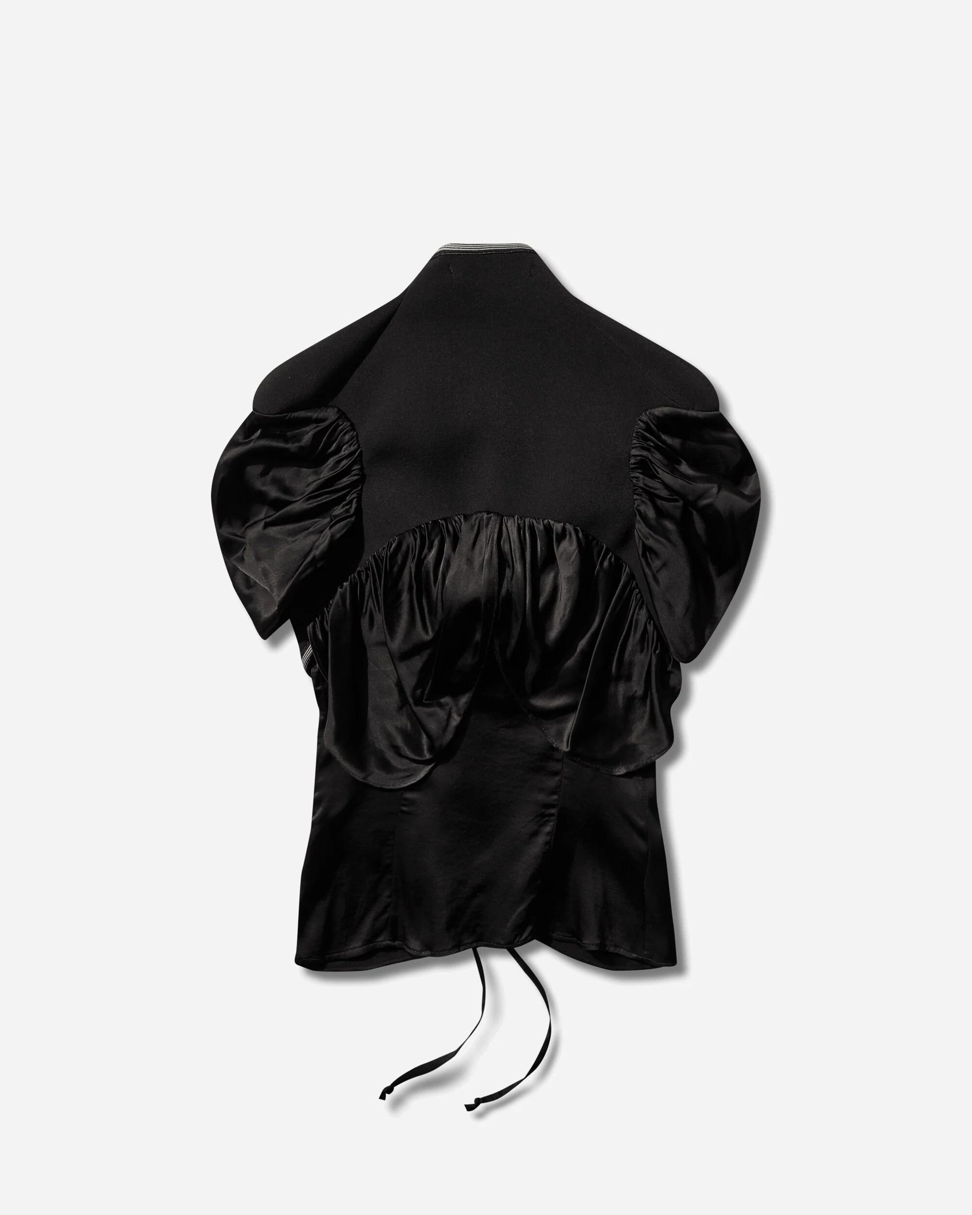 Women's Open Heart Top Black - Image 2