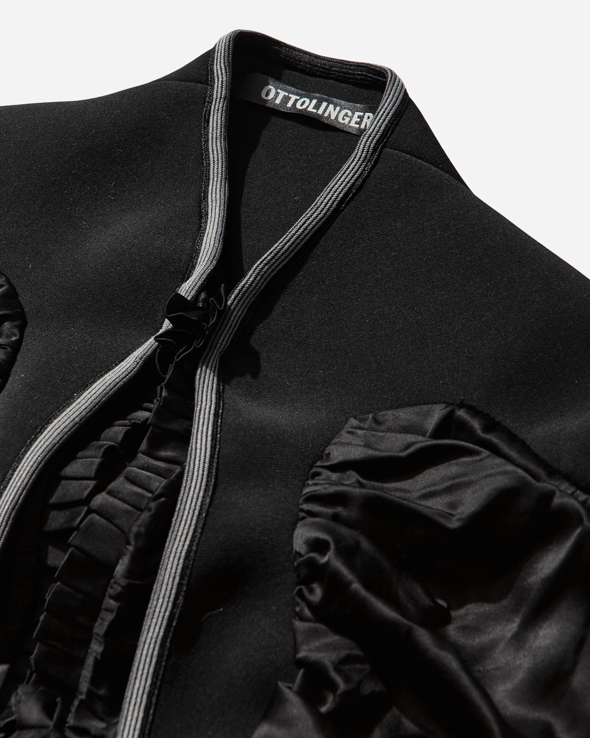Women's Open Heart Top Black - Image 3