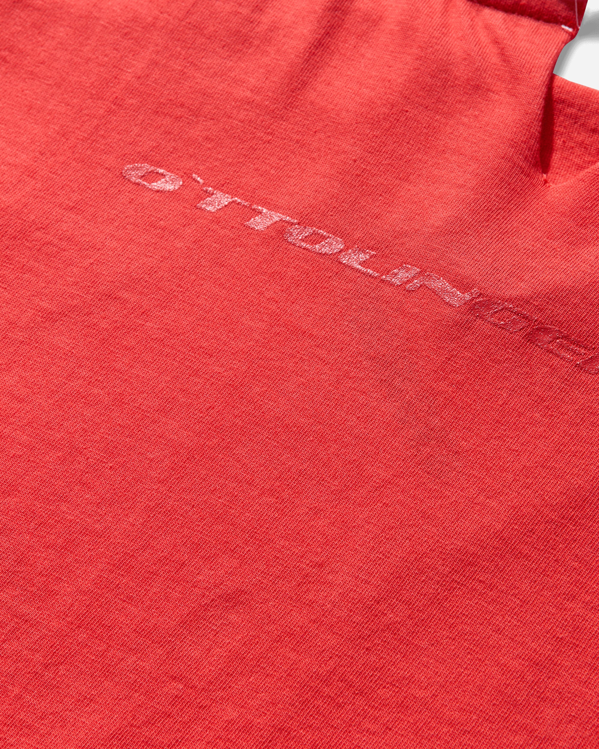Women's Cut Out T-Shirt Red - Image 4