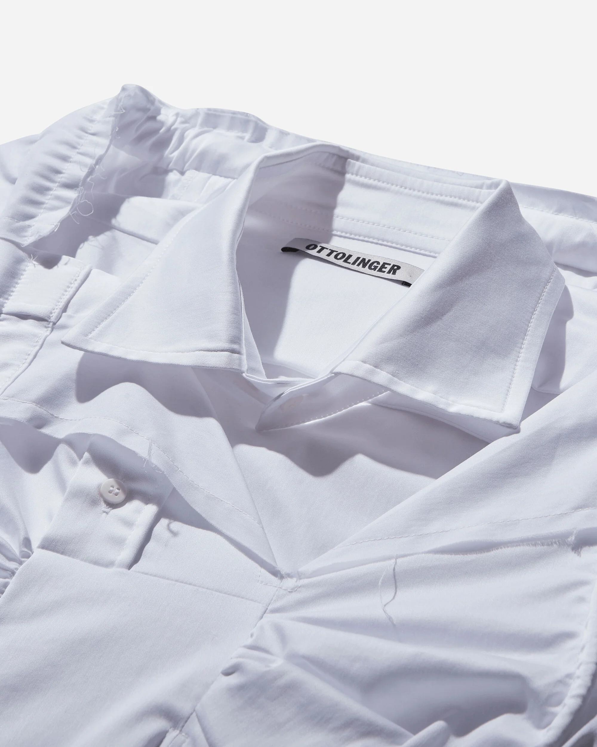 Women's Lavallière Shirt White - Image 3