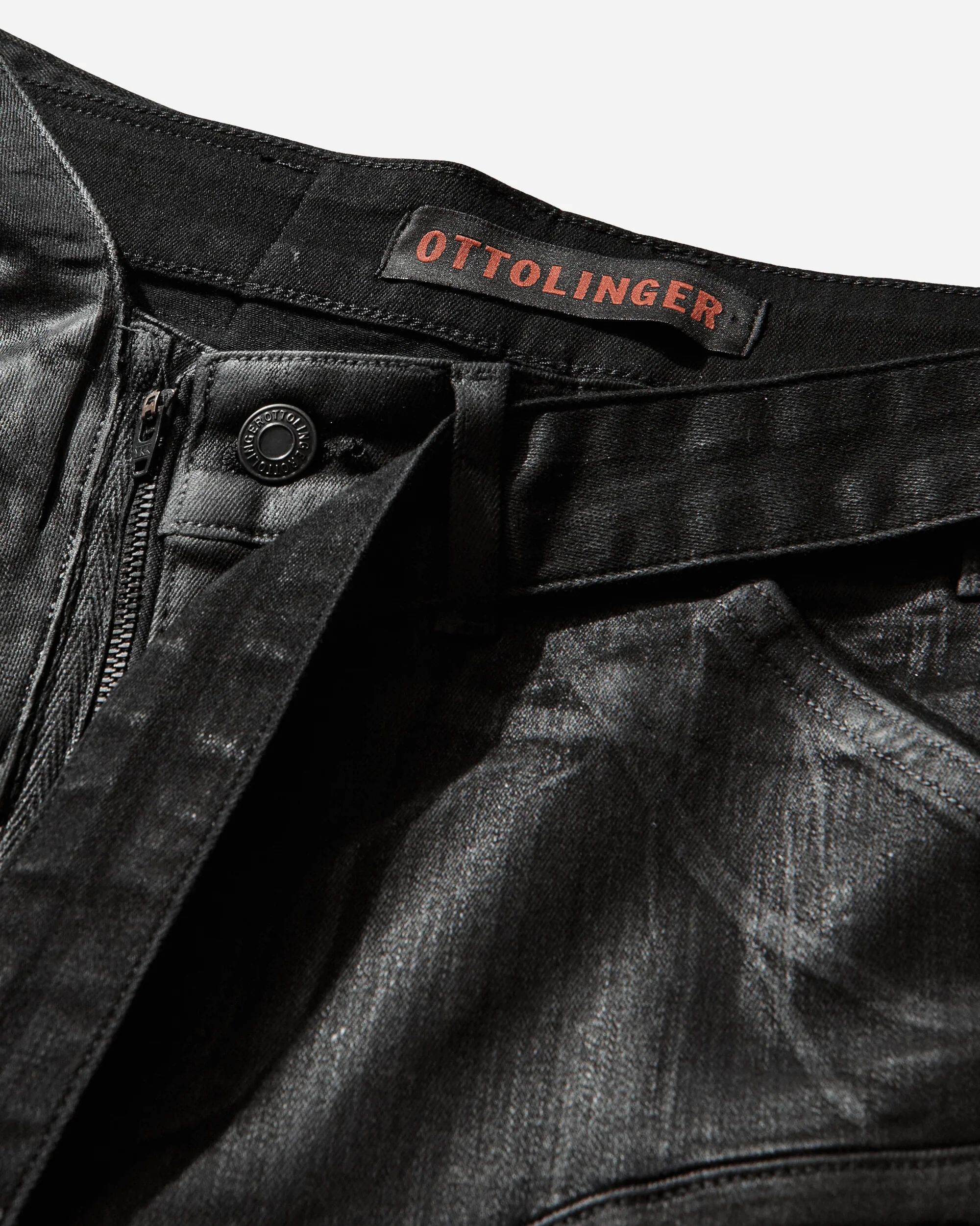 Women's Glazed Mulitline Jeans Black - Image 3