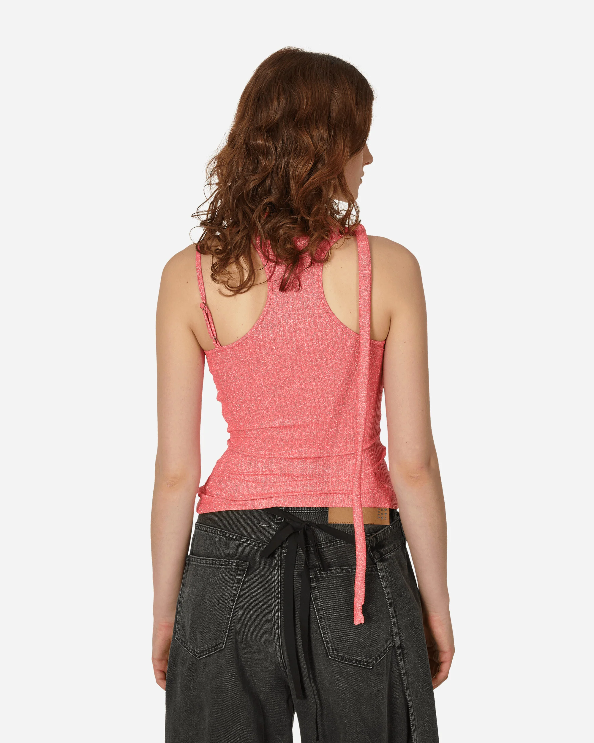 Layered Cut-Out Tank Top Pink - Image 3