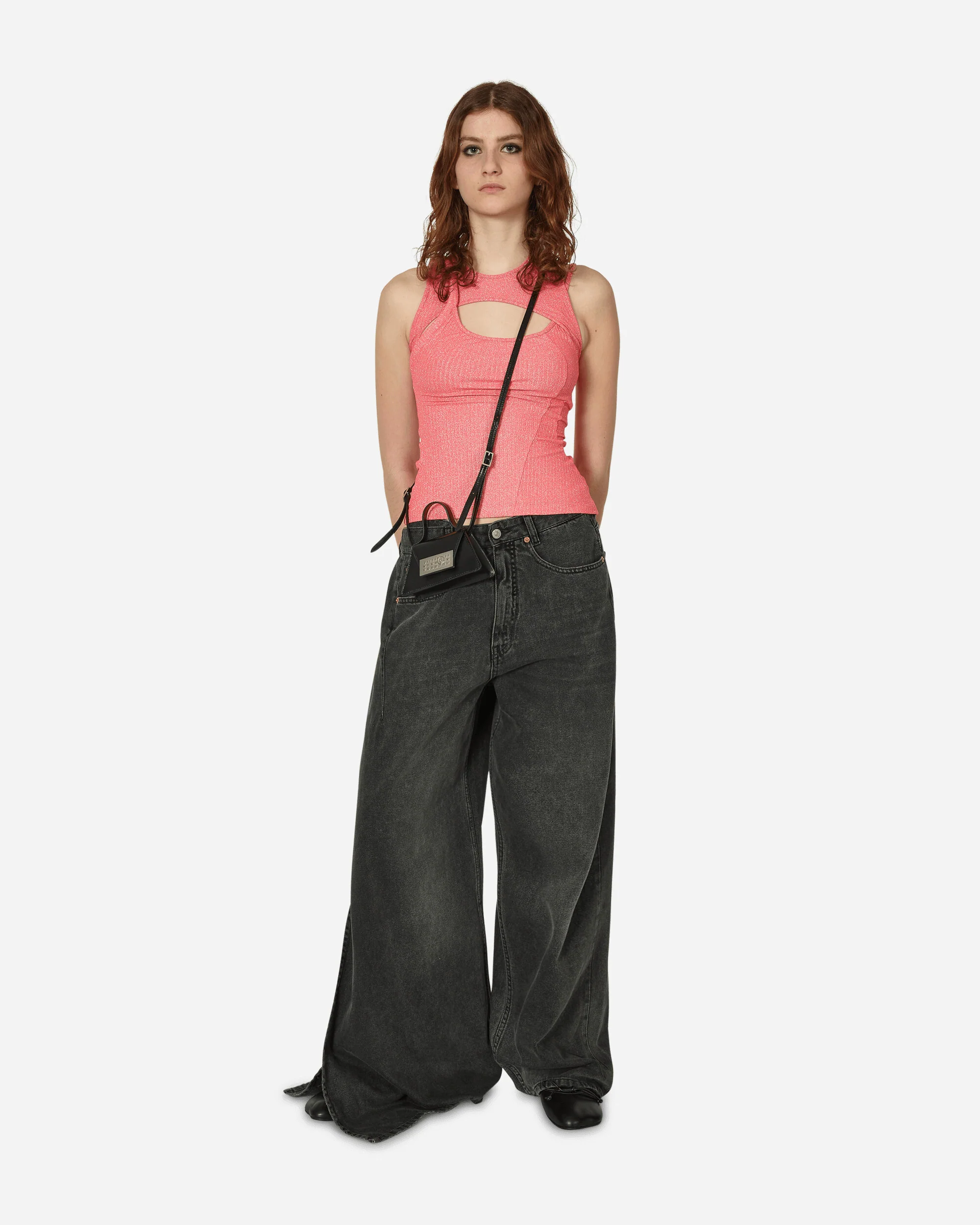 Layered Cut-Out Tank Top Pink - Image 4