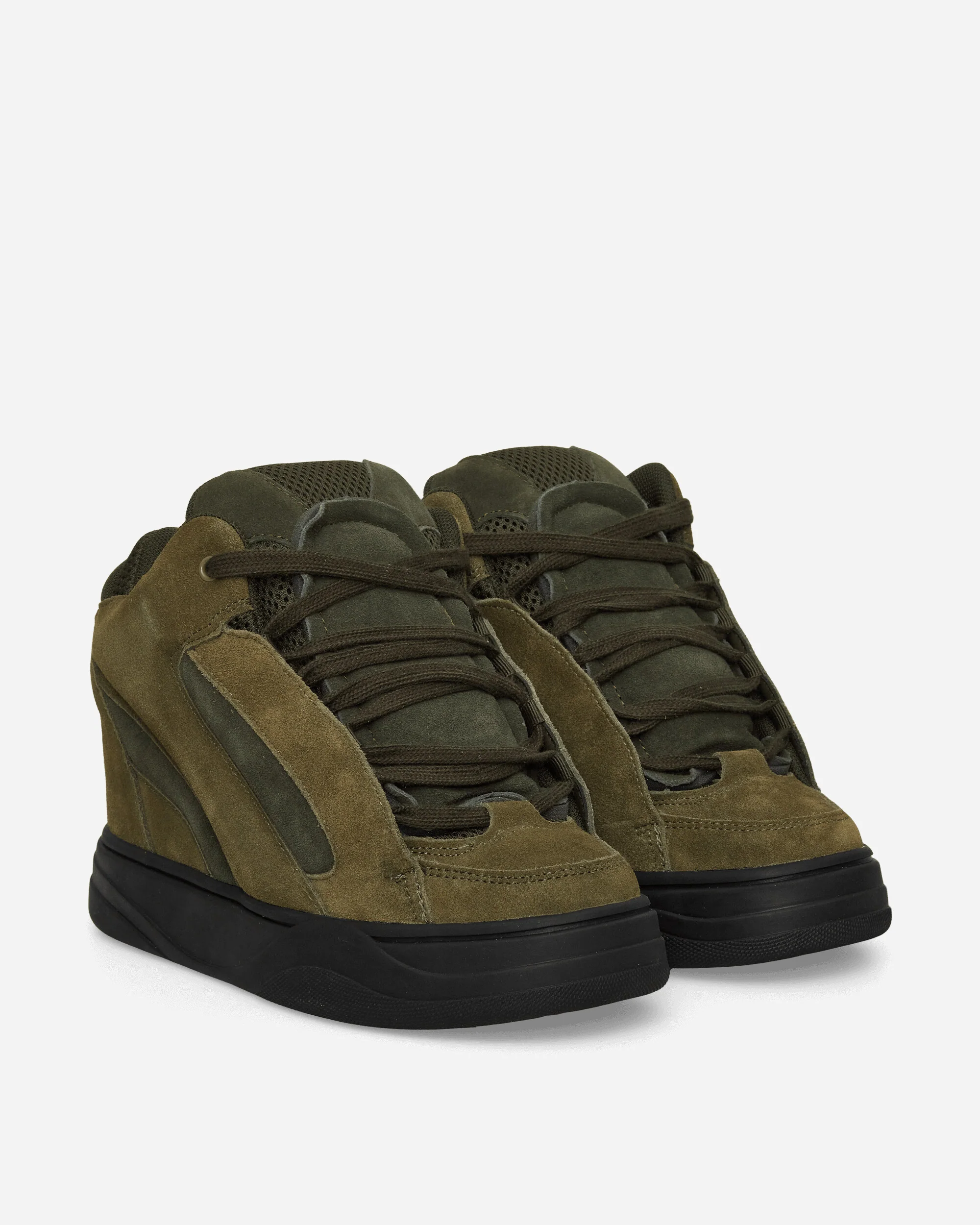 Women's Sneaker Heels Khaki - Image 2