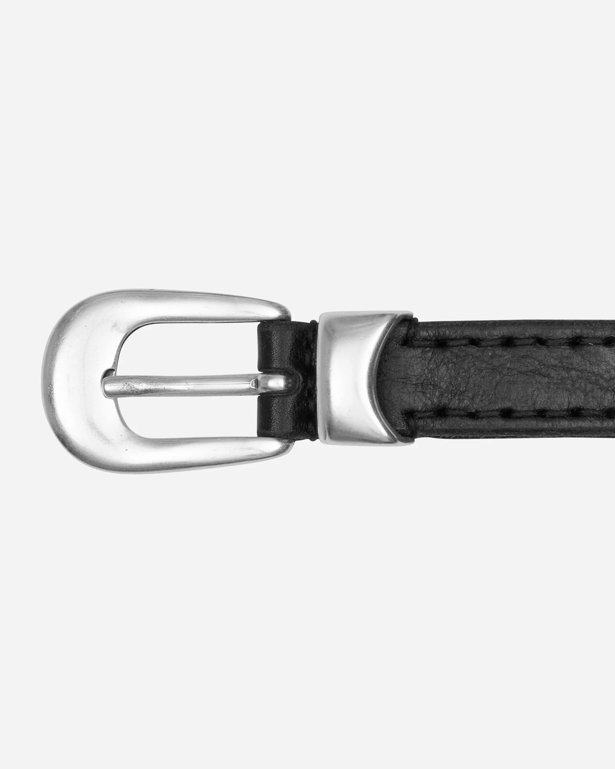 2cm Leather Belt Black - Image 5