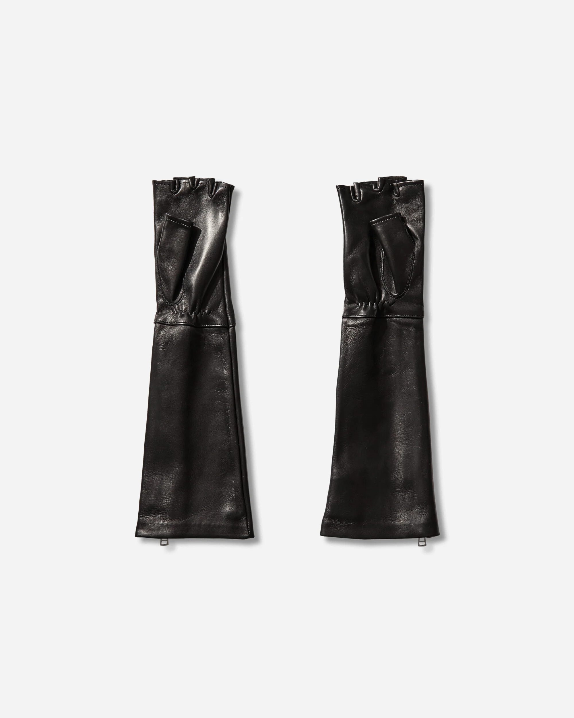 Zipped Dining Gloves Black - Image 2
