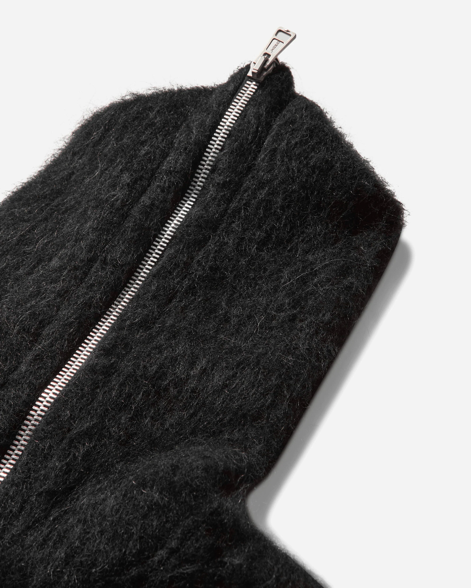 Men's Full Zip Hoodie Black - Image 3