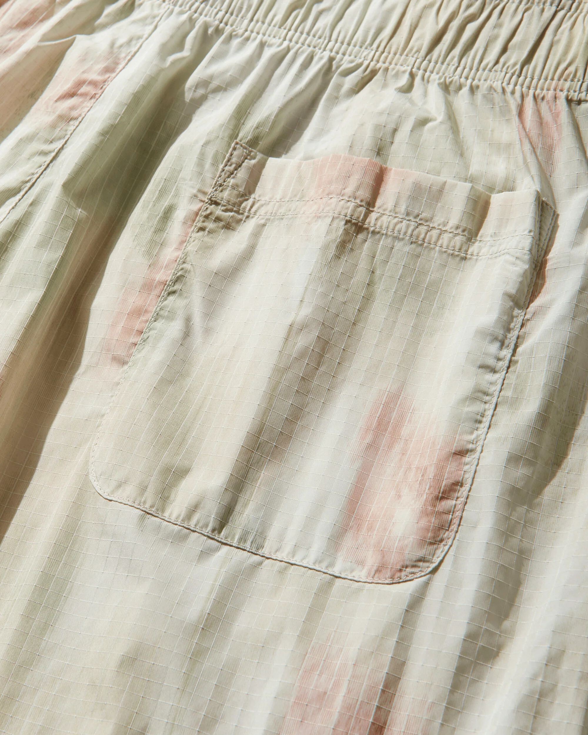 Men's Leisure Shorts Flower Grid Ripstop - Image 3