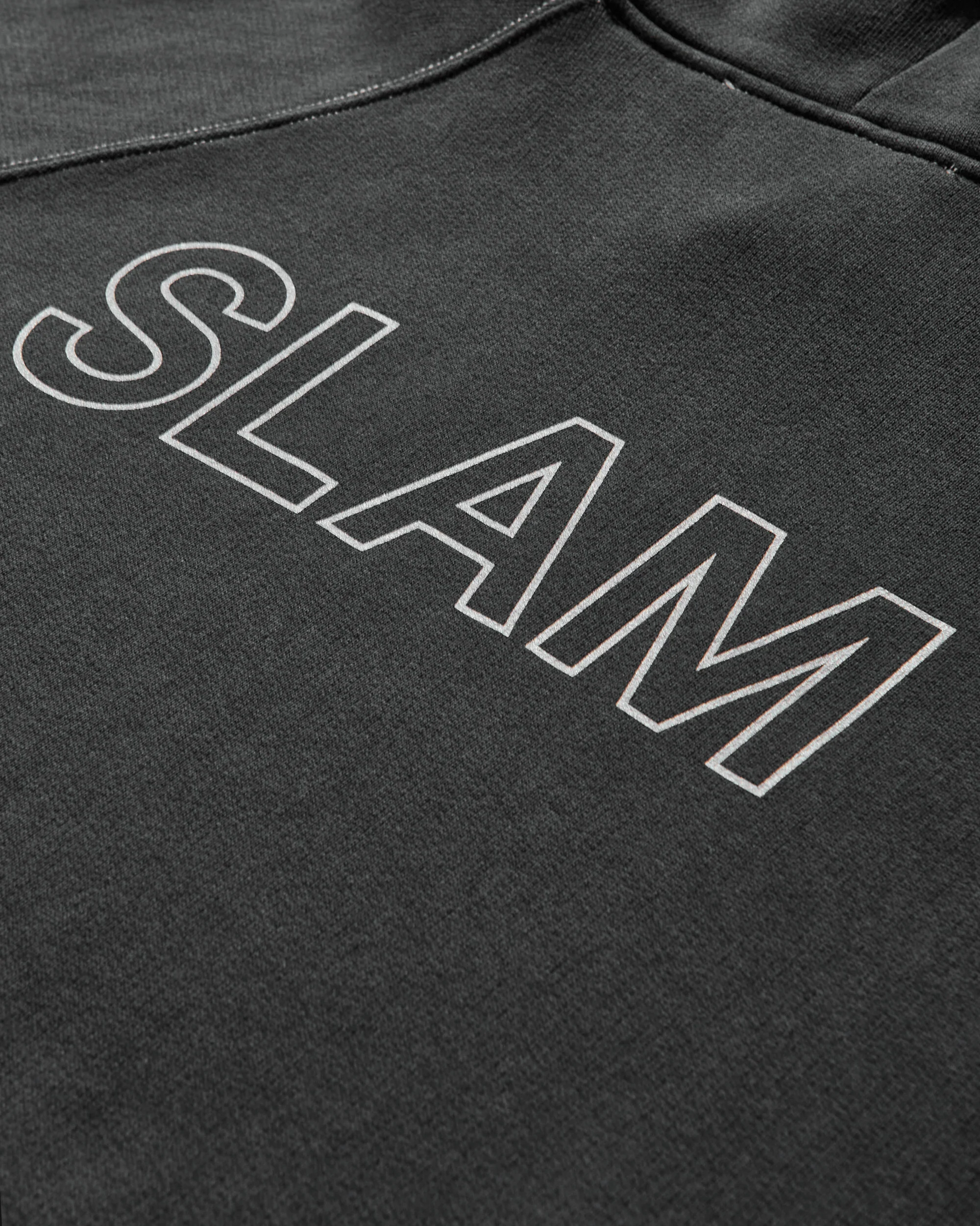 Men's WORK SHOP Slam Jam Hoodie Black - Image 6