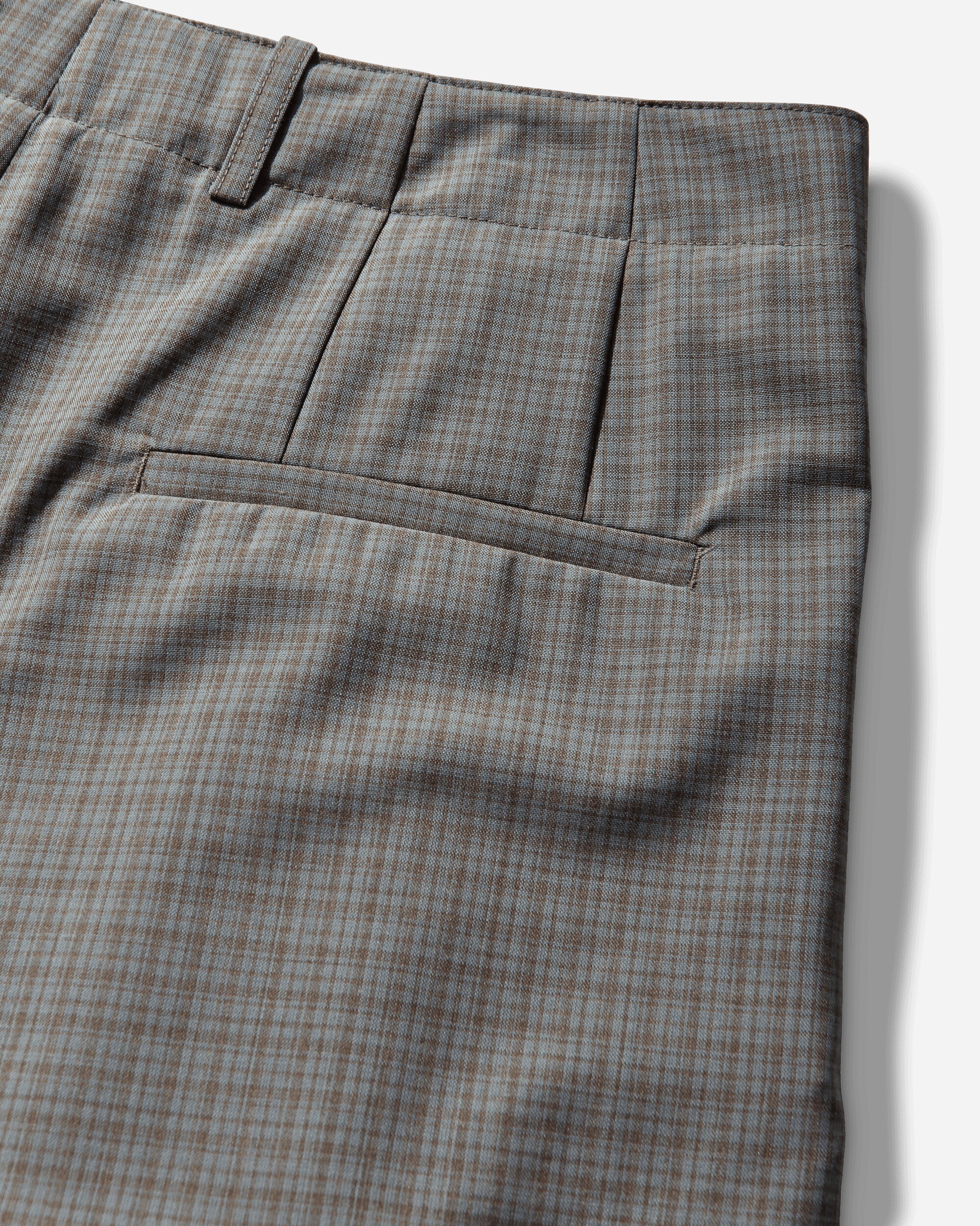 Men's Ponte Shorts Frosted Moss Check Nexwool - Image 3