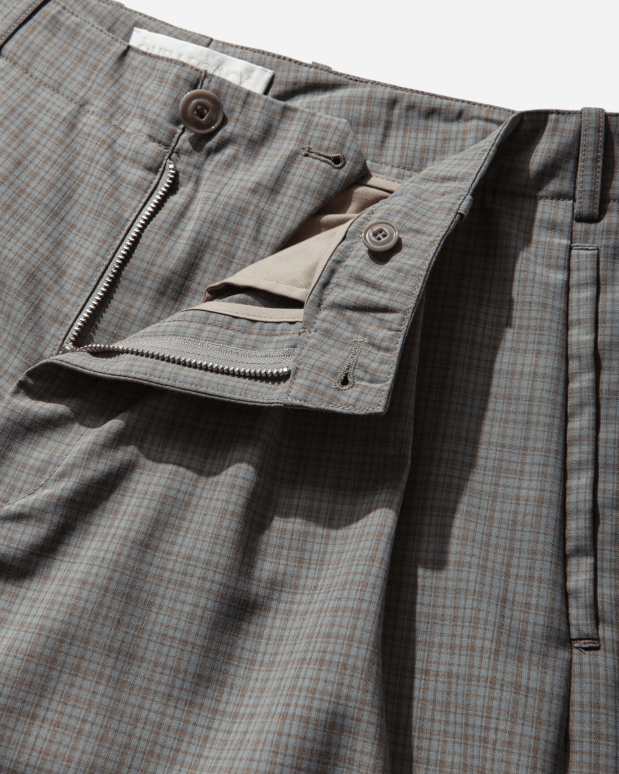 Men's Ponte Shorts Frosted Moss Check Nexwool - Image 4