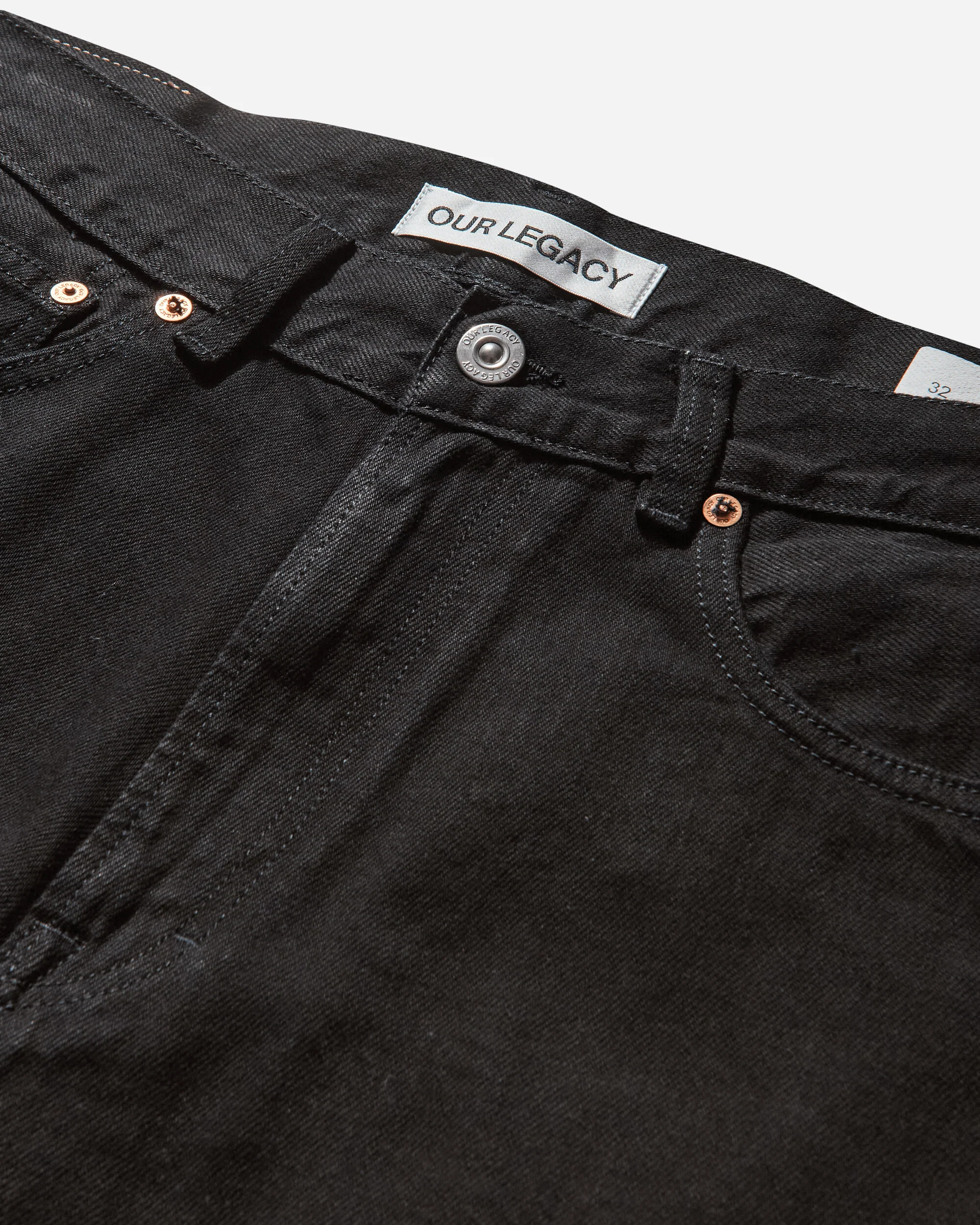 Men's Third Cut Jeans Black Selvedge - Image 3