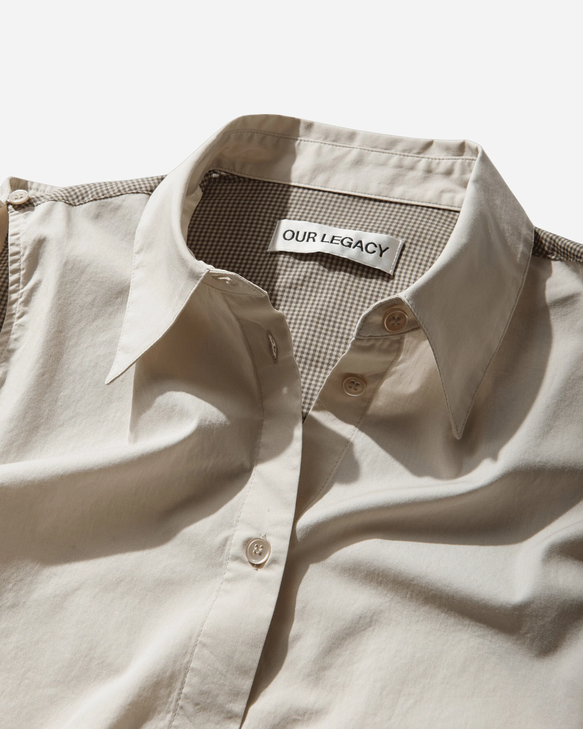 Women's Slip Shirt Eggshell - Image 4