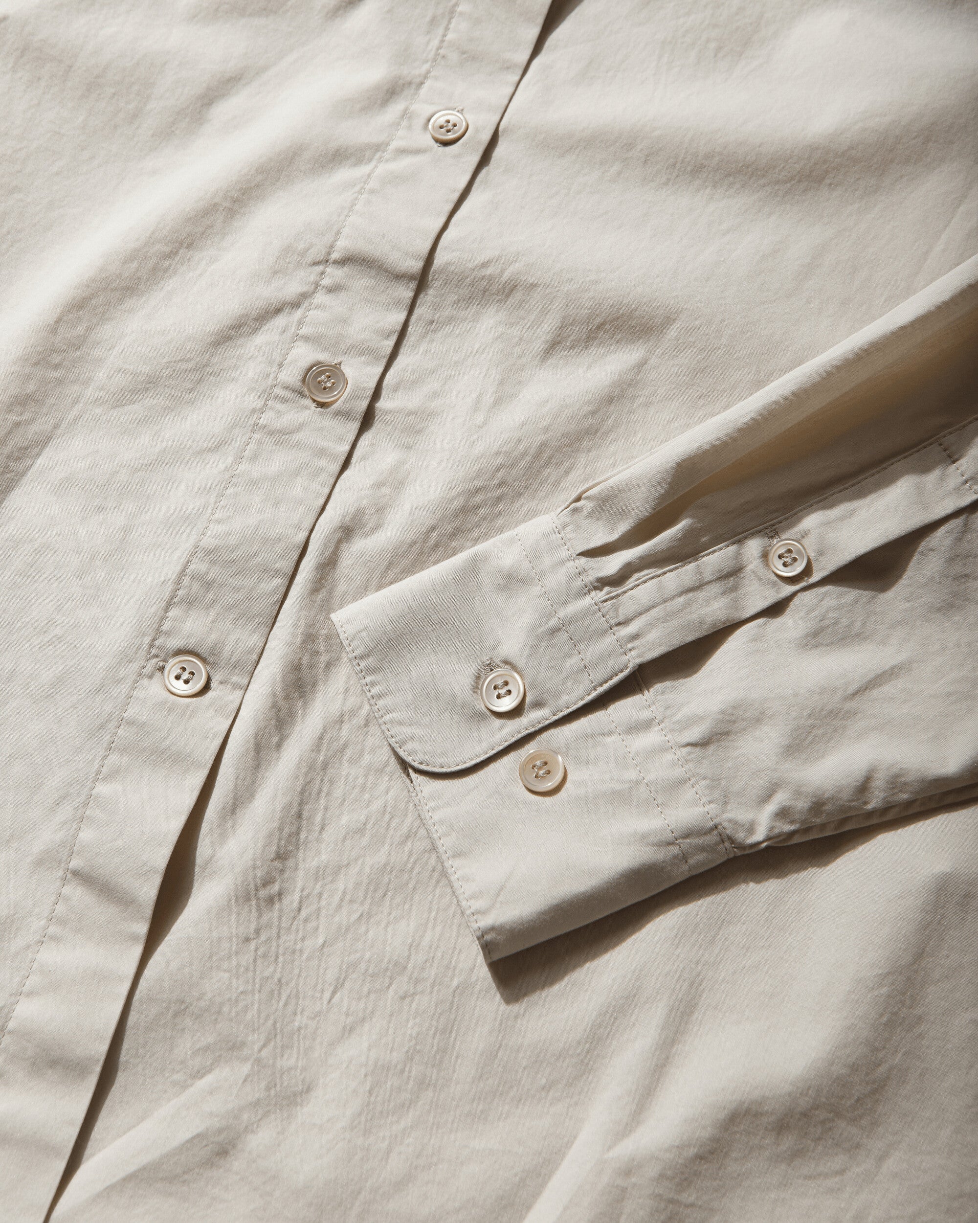 Women's Slip Shirt Eggshell - Image 5