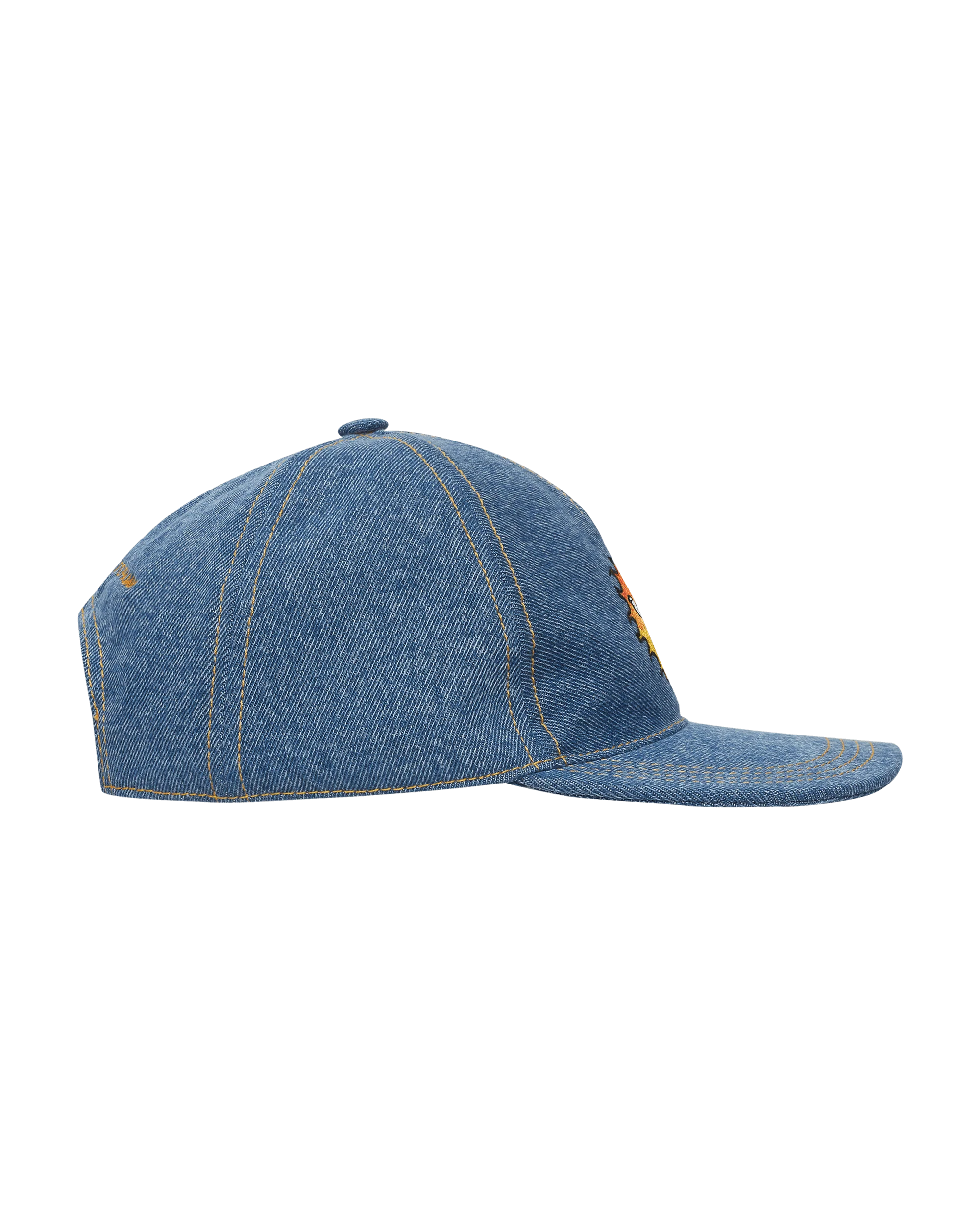 Embroidered Logo Cap Blue - Image 5