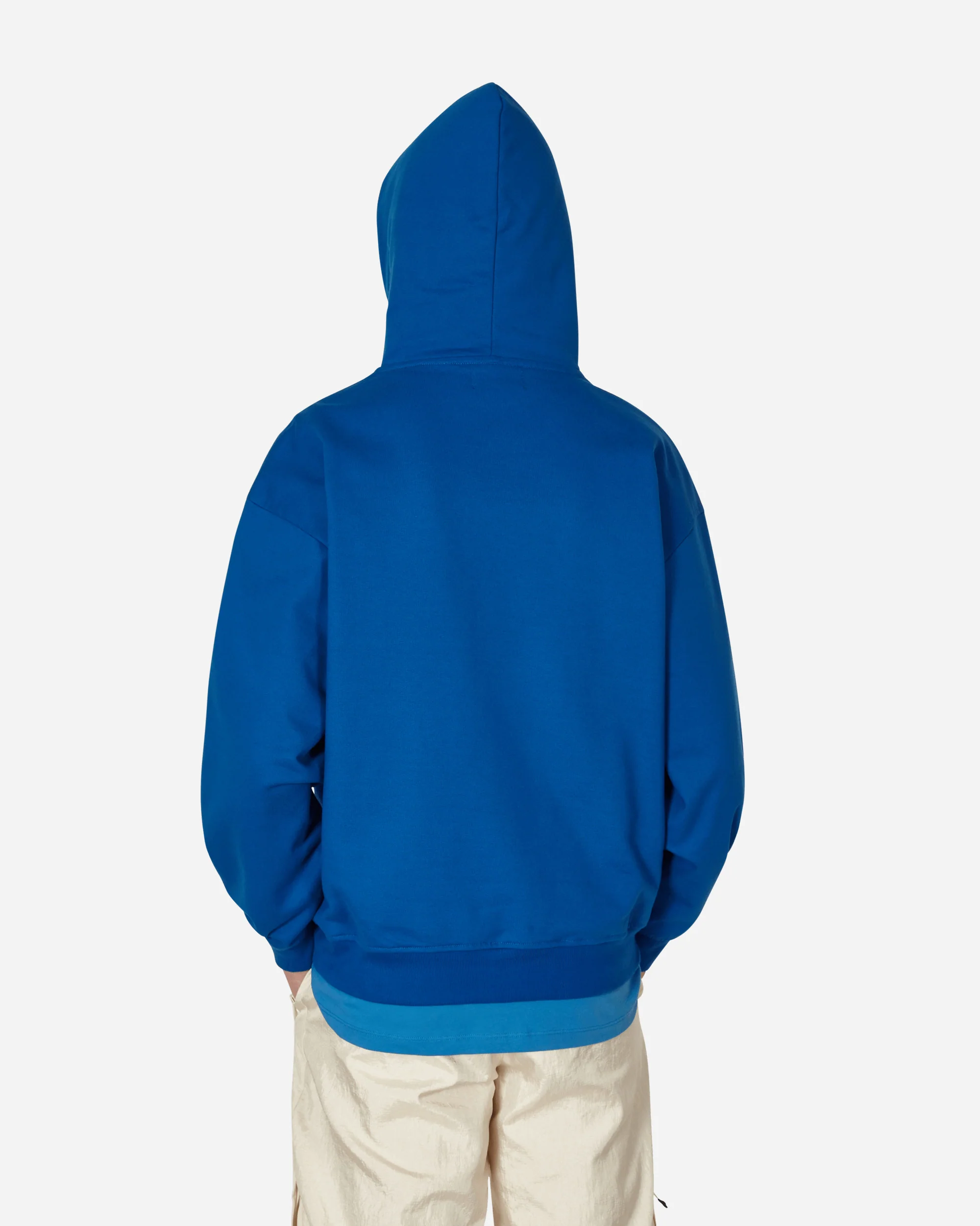 Big Logo Hooded Sweatshirt Blue - Image 3