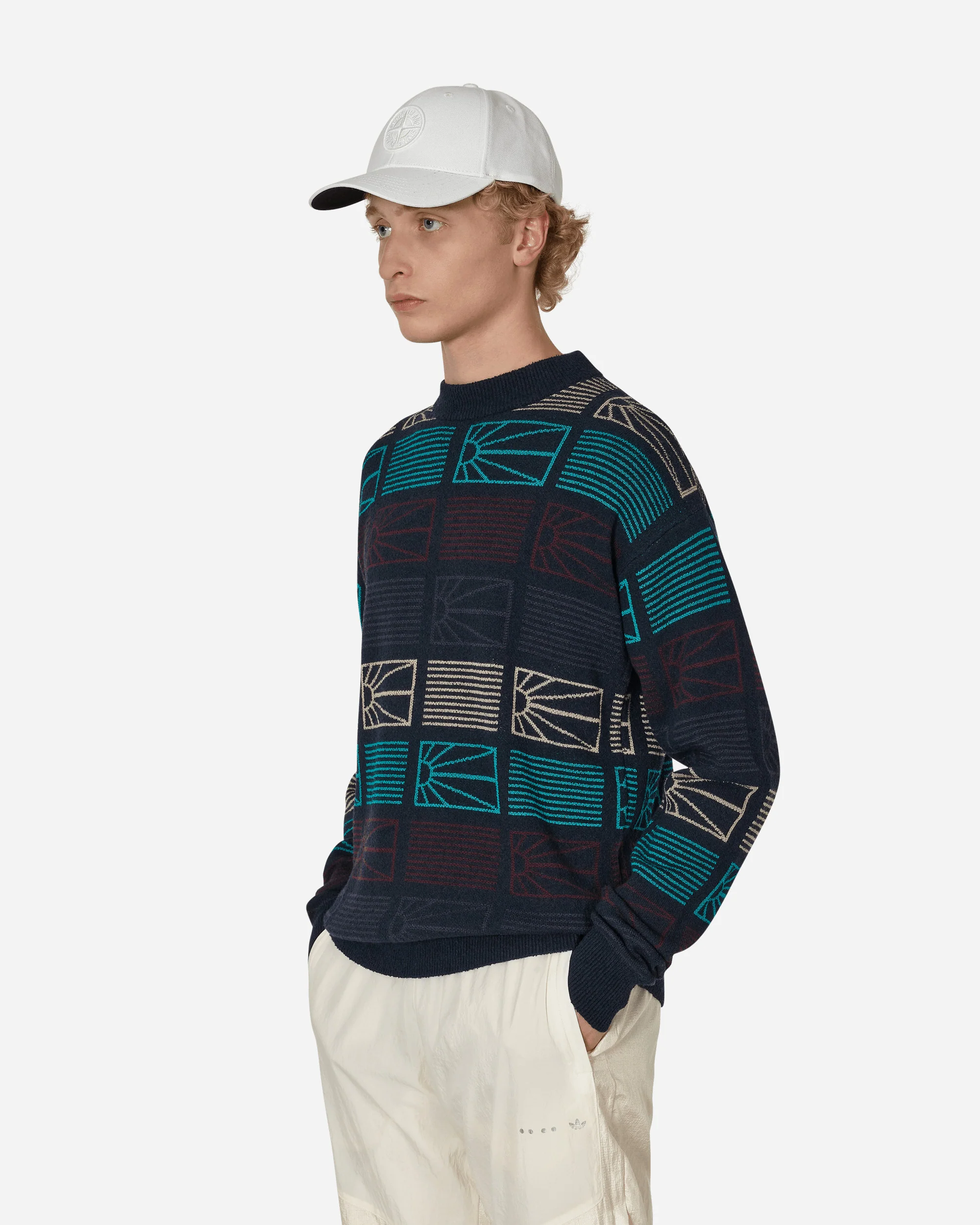 Logo Crewneck Sweater Blue - Image 2