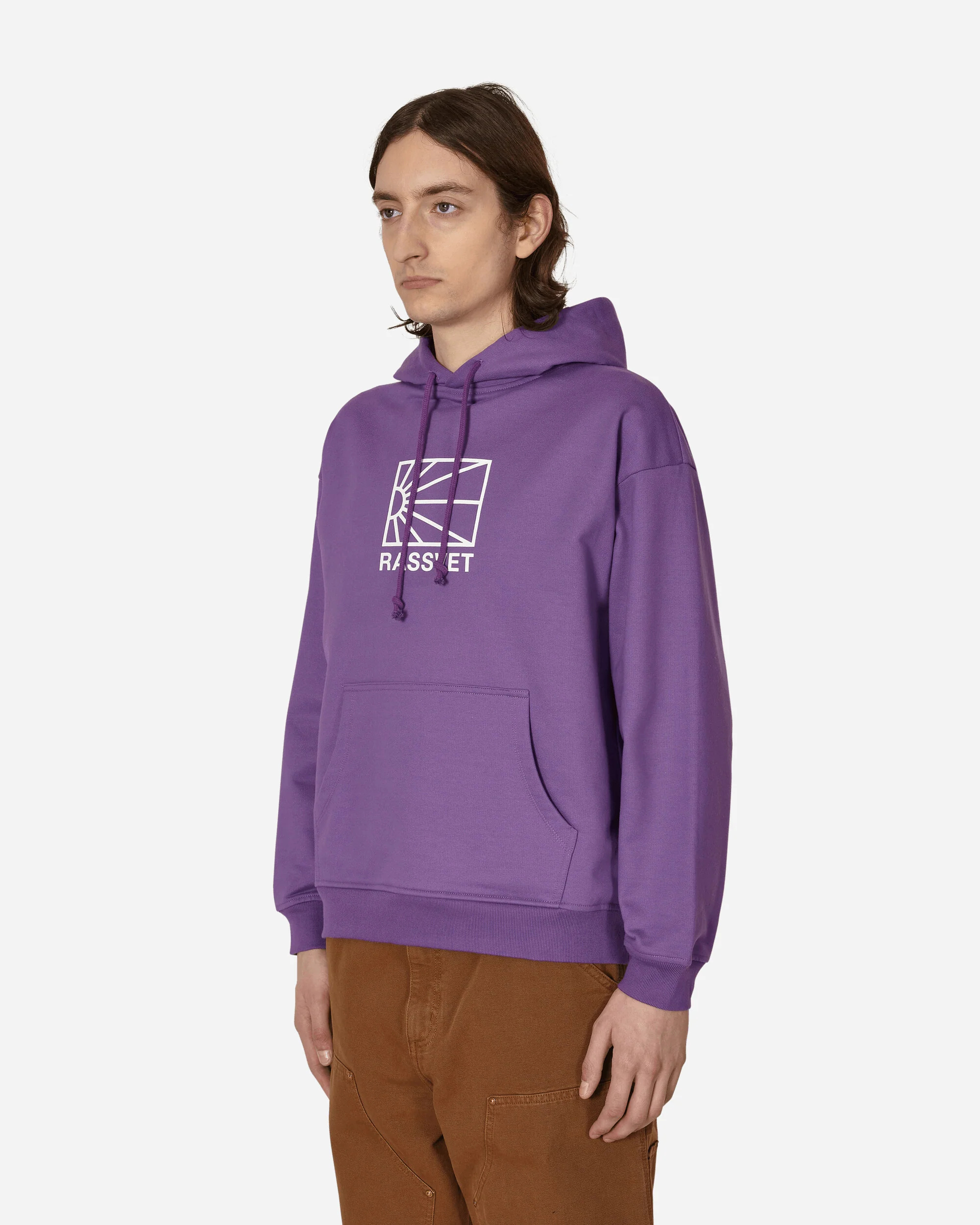 Logo Hooded Sweatshirt Purple - Image 2