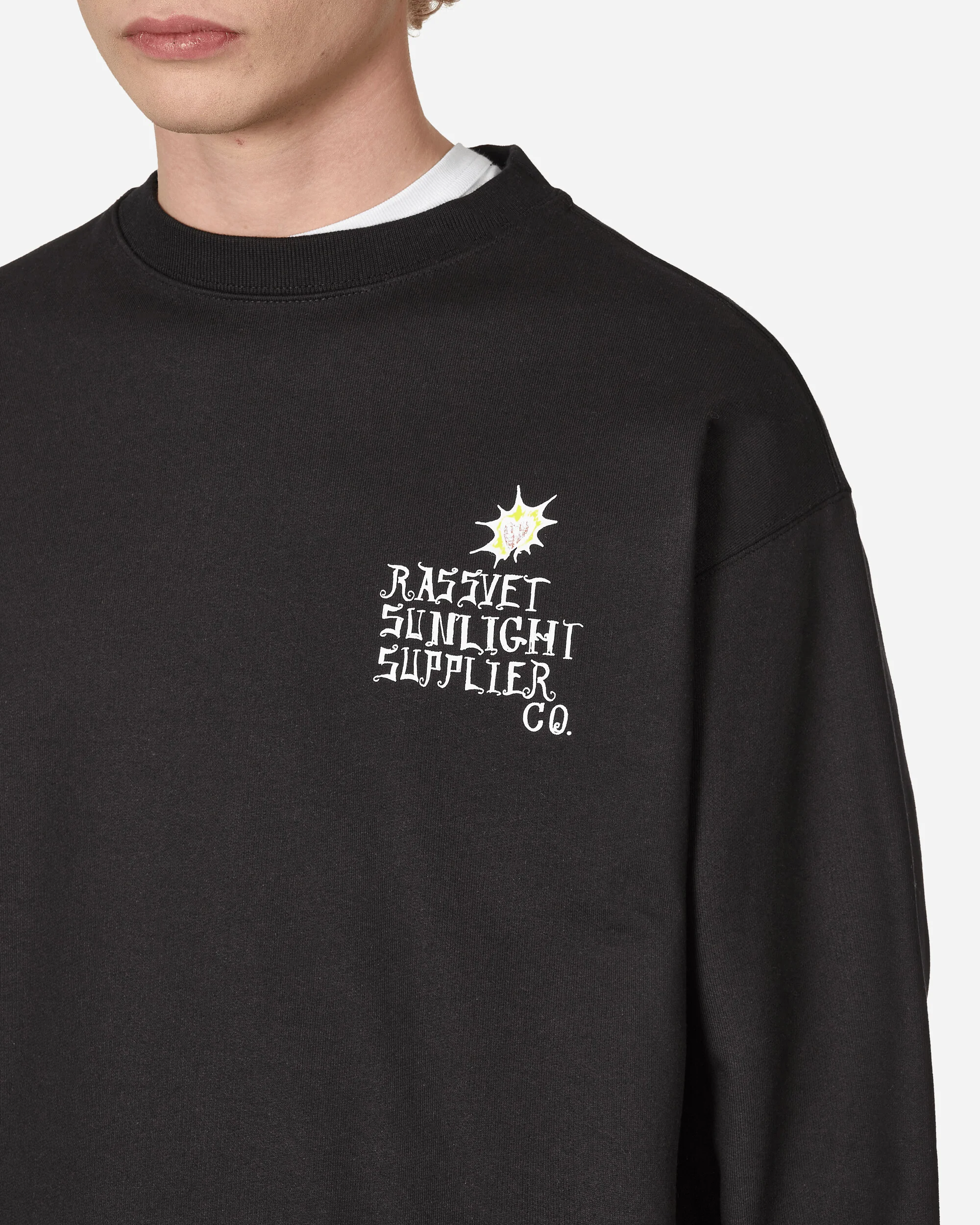 Sunlight Supplier Crewneck Sweatshirt Black - Image 5