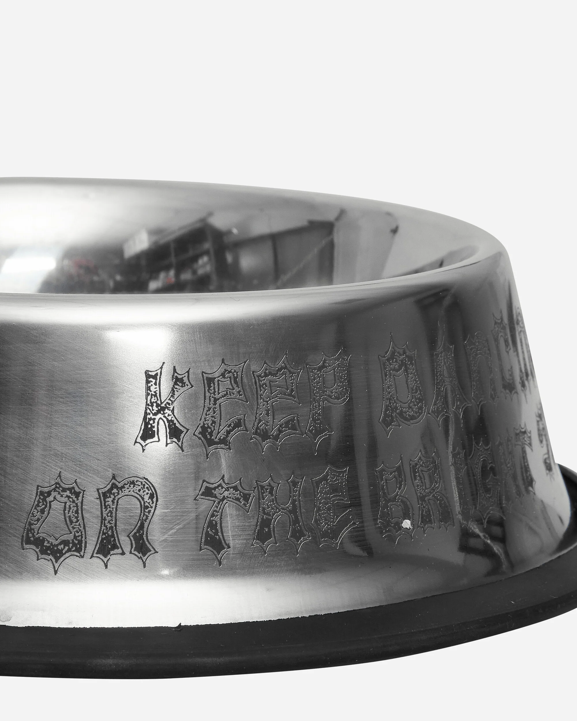 Keep Dancing Dog Bowl Metal Silver - Image 5