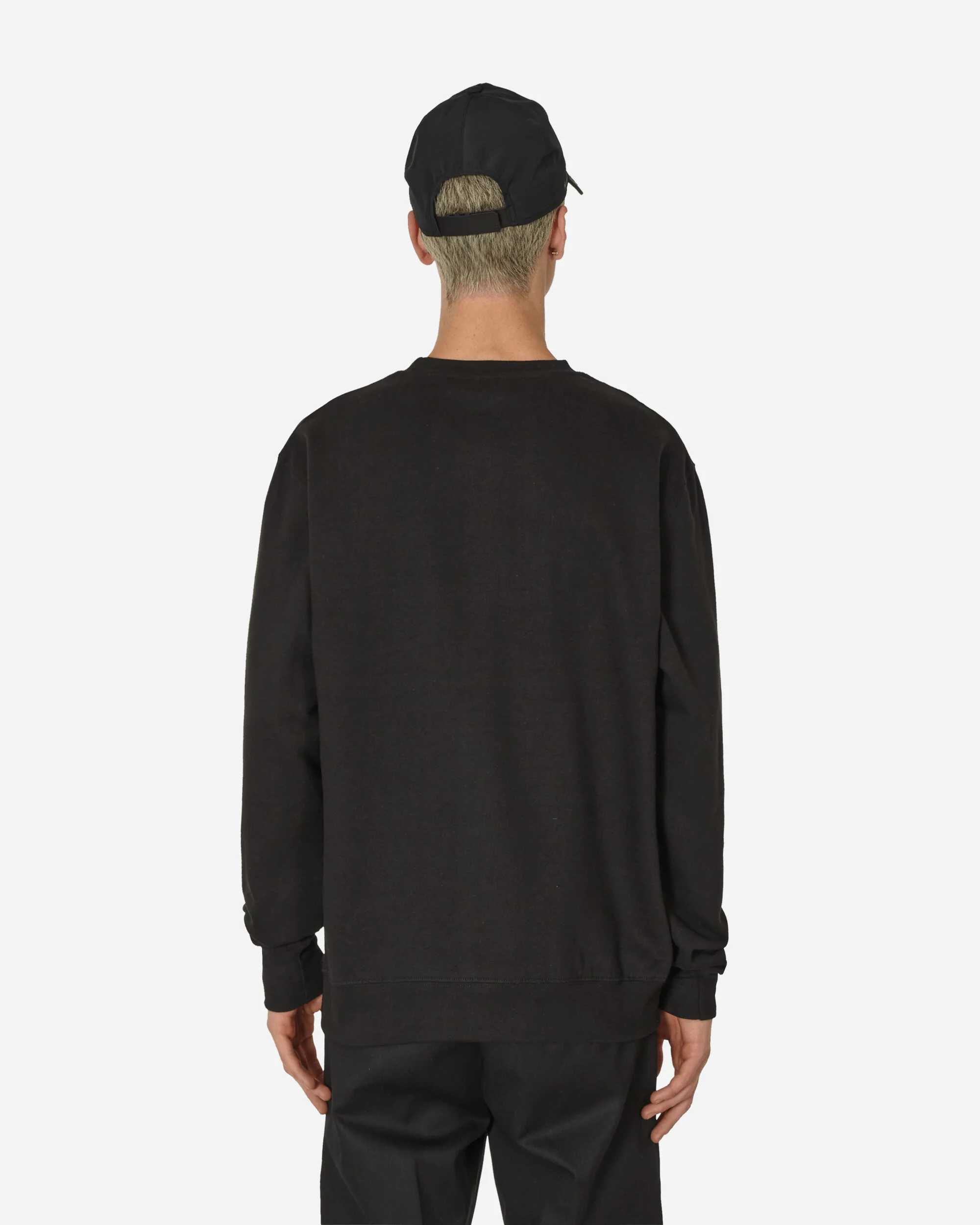 Colors Logo Crewneck Sweatshirt Black - Image 3