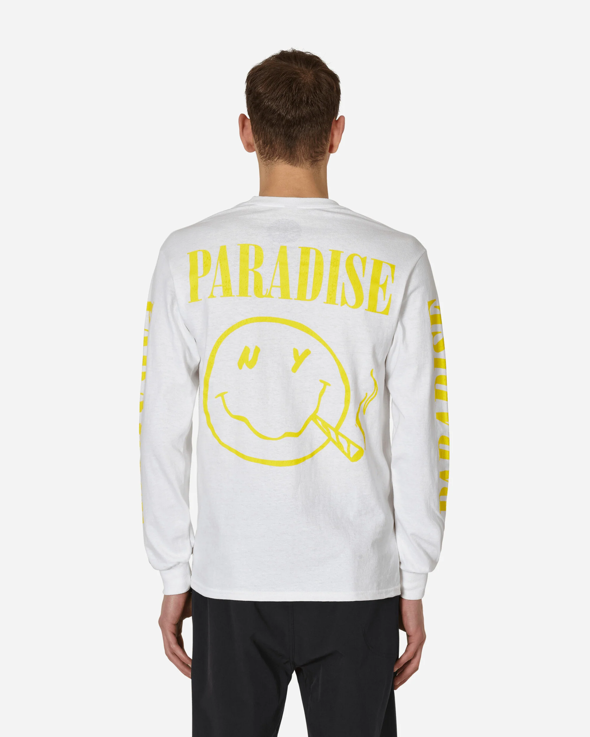 Nirvana In PARADIS3 Longsleeve T-Shirt White - Image 3