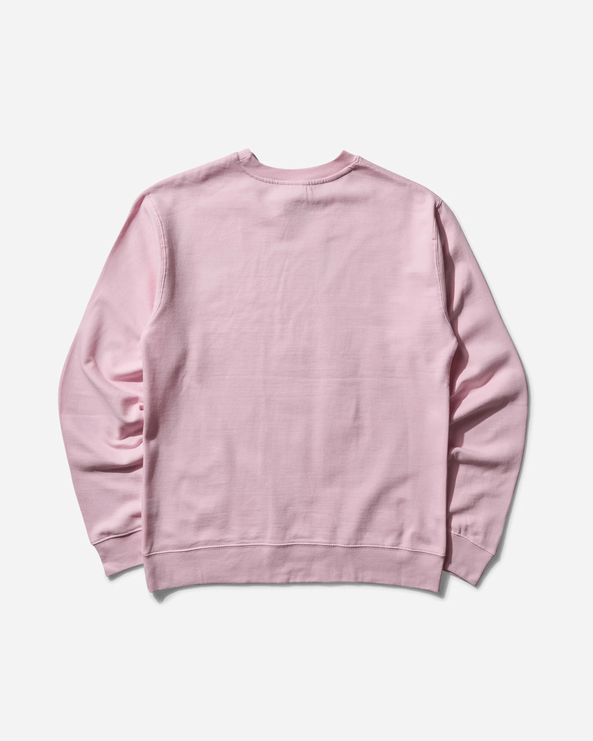 Men's Smiley Jesus Crewneck Sweatshirt Pink - Image 2