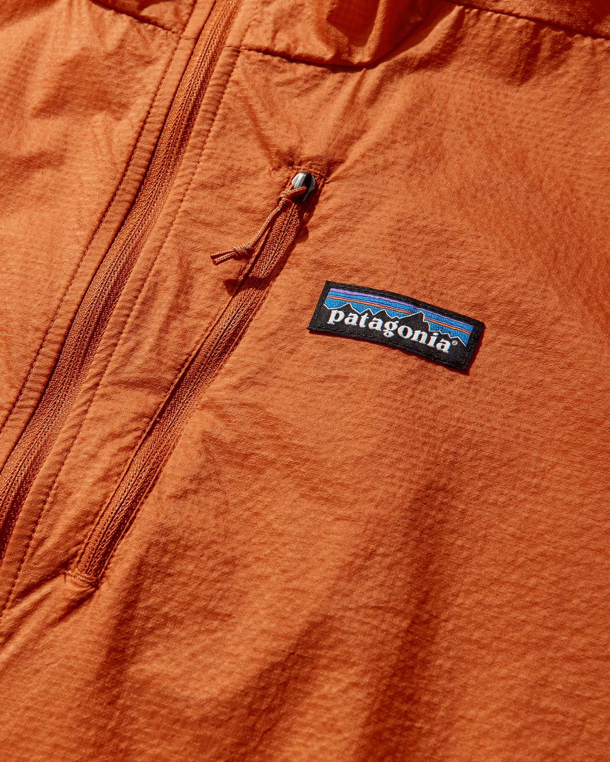 Men's Houdini Jacket Coal Orange - Image 3