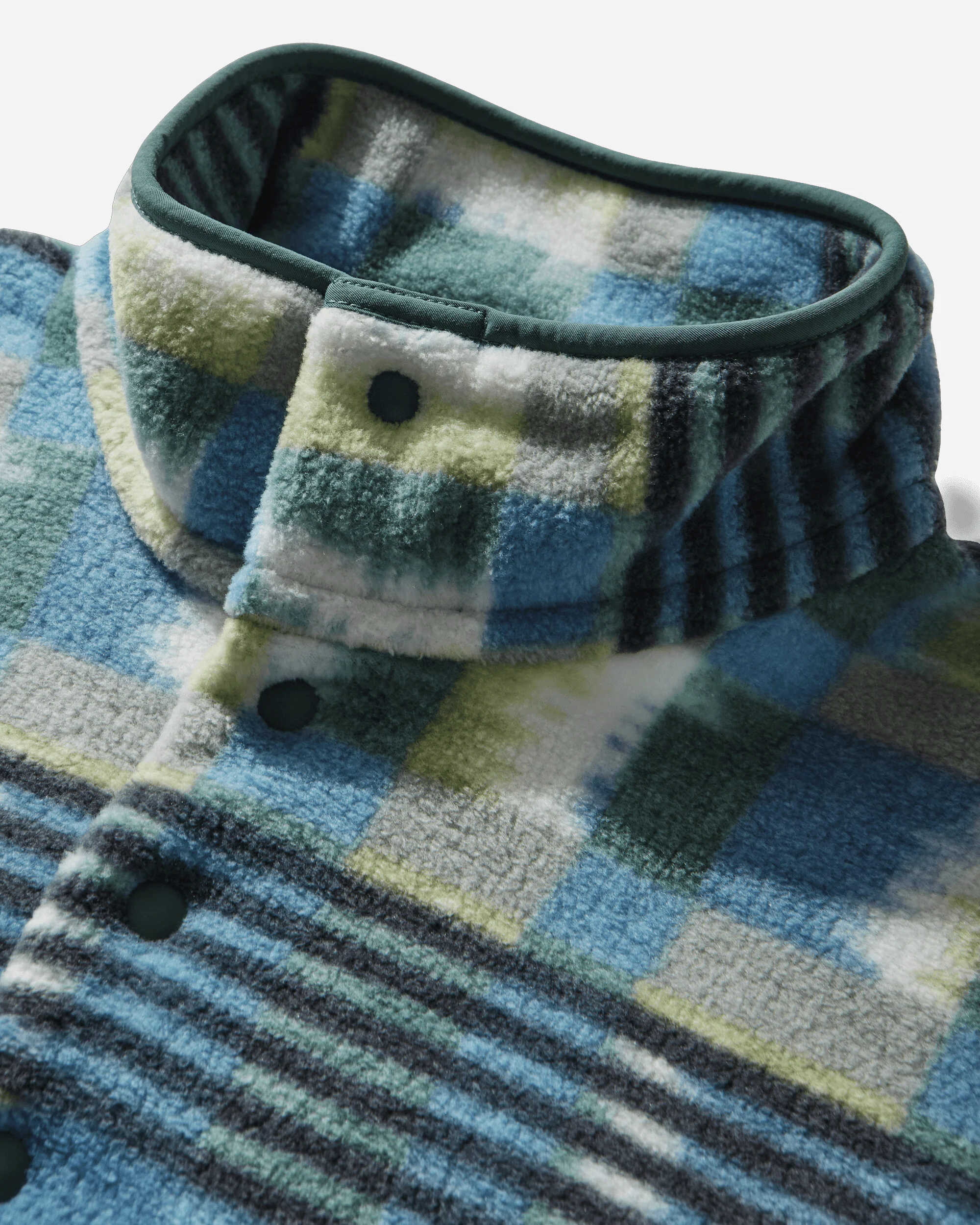 Men's Lightweight Synchilla Snap-T Fleece Pullover Painted Lines Shore Blue - Image 4