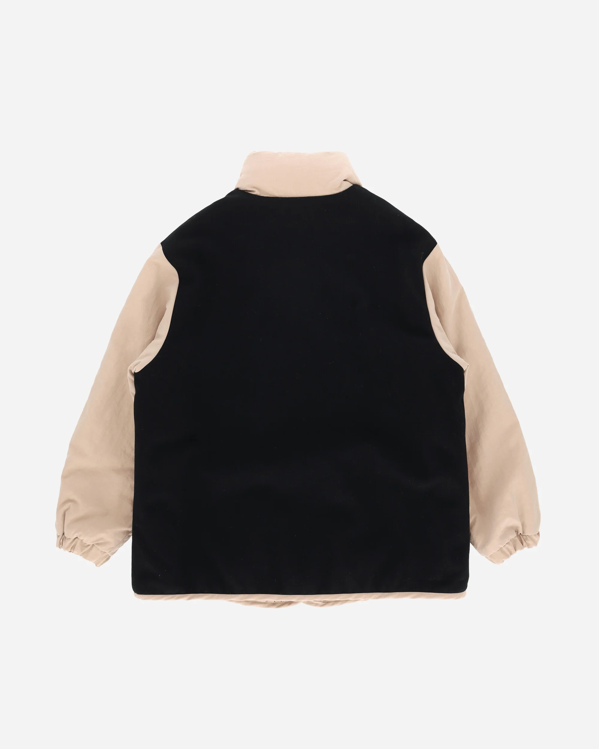 Men's Puffer Jacket Black / Beige - Image 2