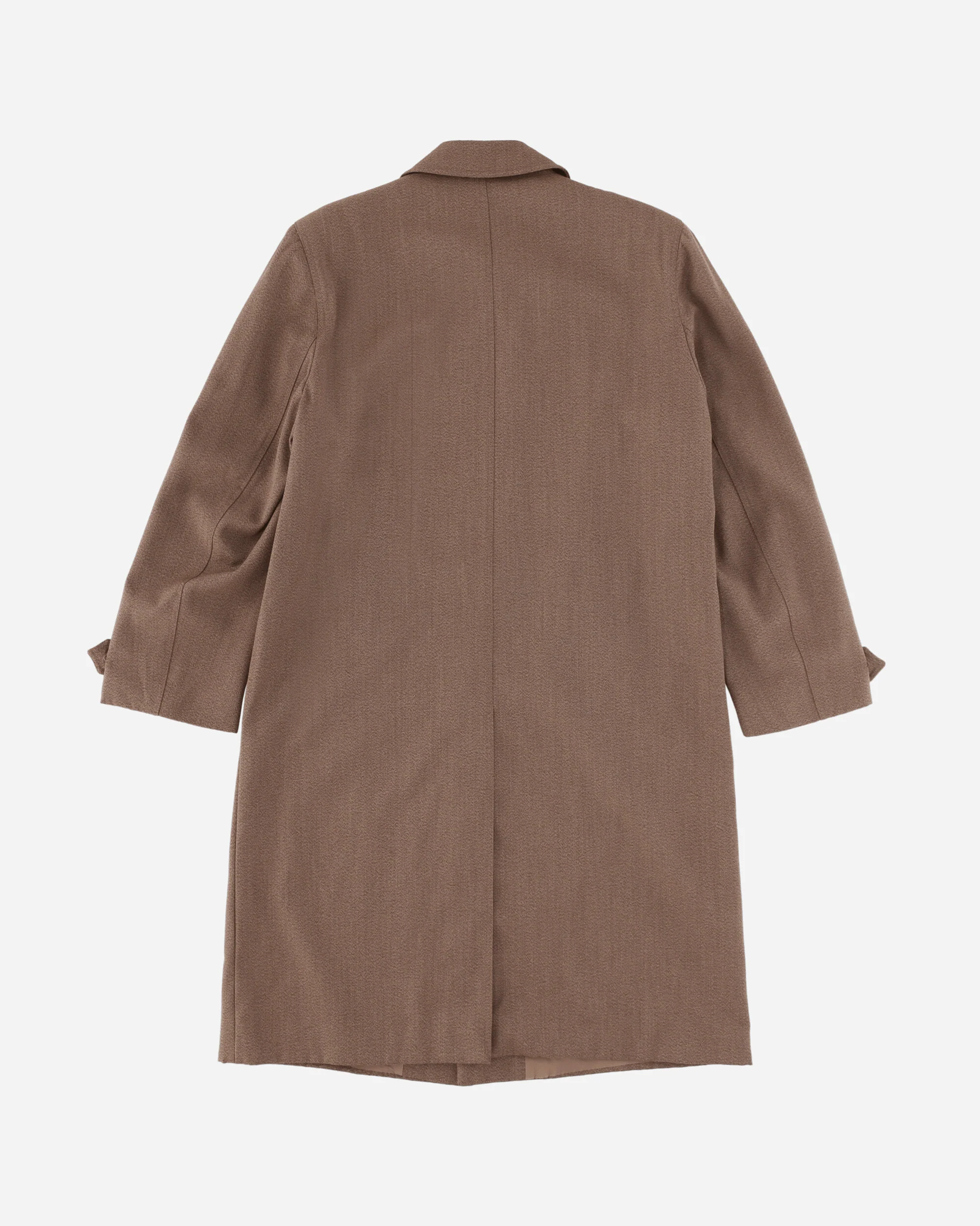 Men's Single Line Coat Beige - Image 2