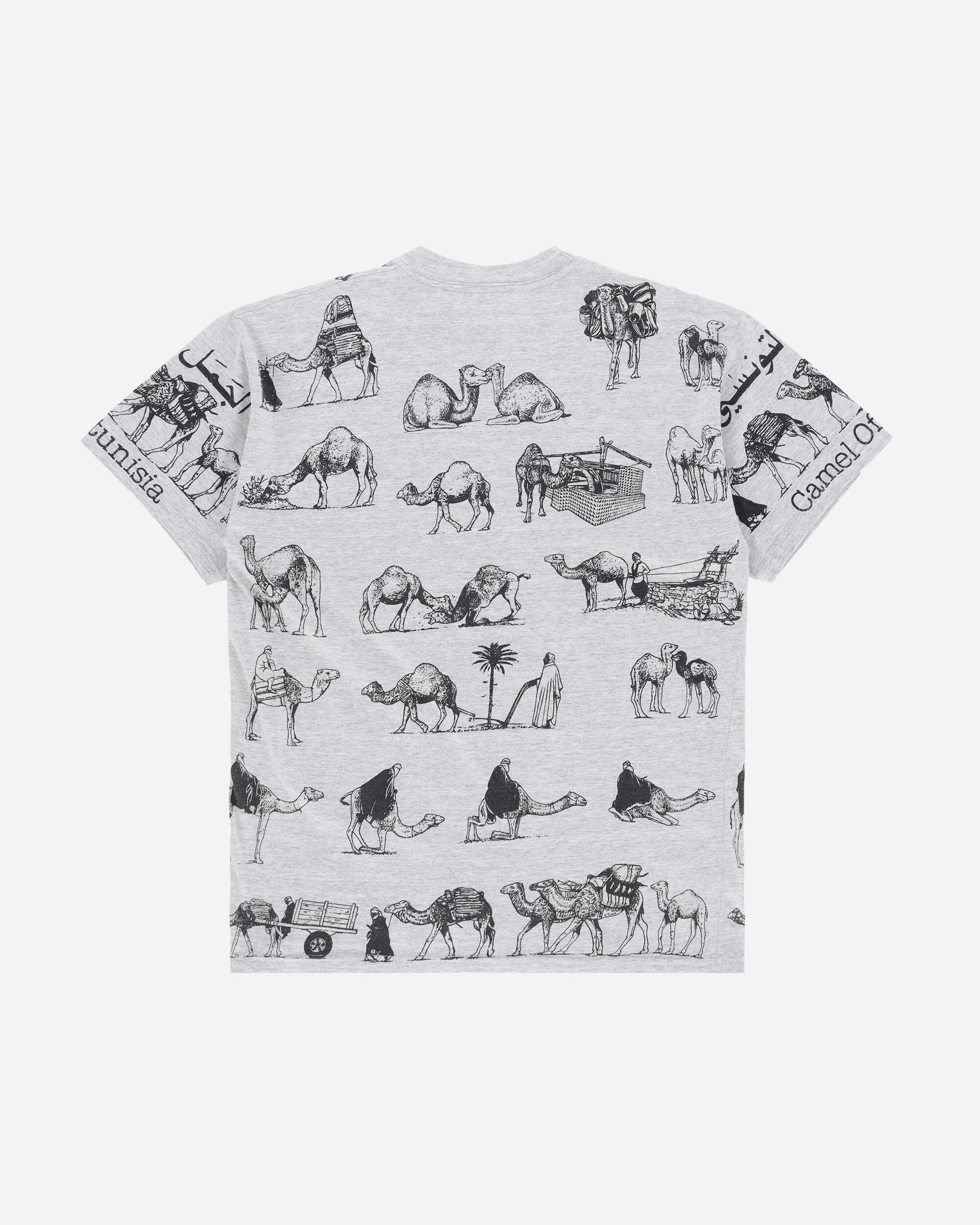 Men's Camel Of Tunisia T-Shirt Grey - Image 2