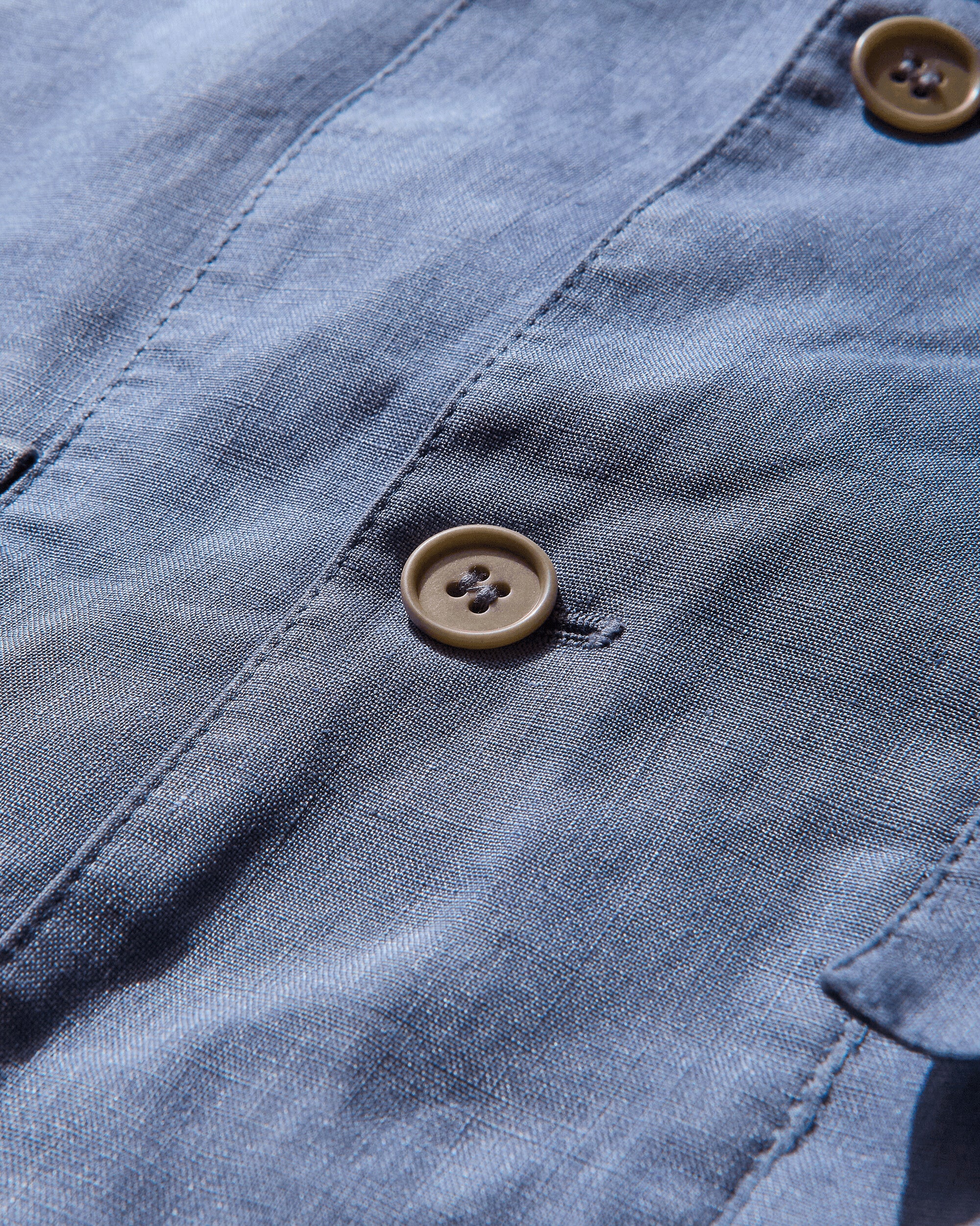 Men's Italian Linen Jacket Grey - Image 3