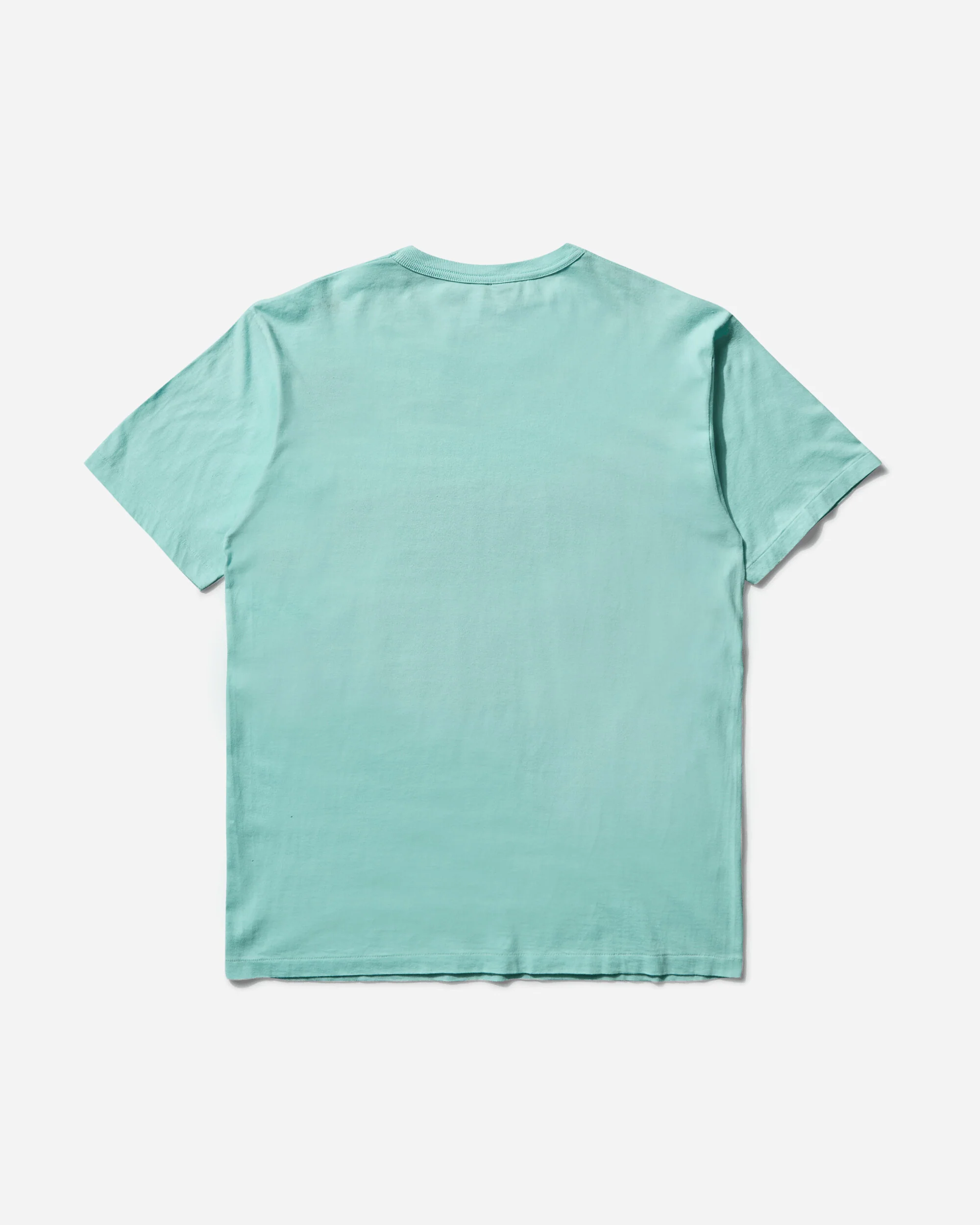 Men's Single Stitch T-Shirt Blue - Image 2