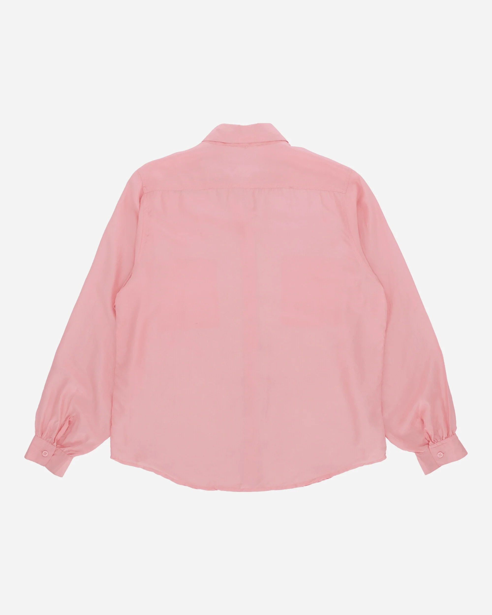 Women's Silk Longsleeve Shirt Pink - Image 2