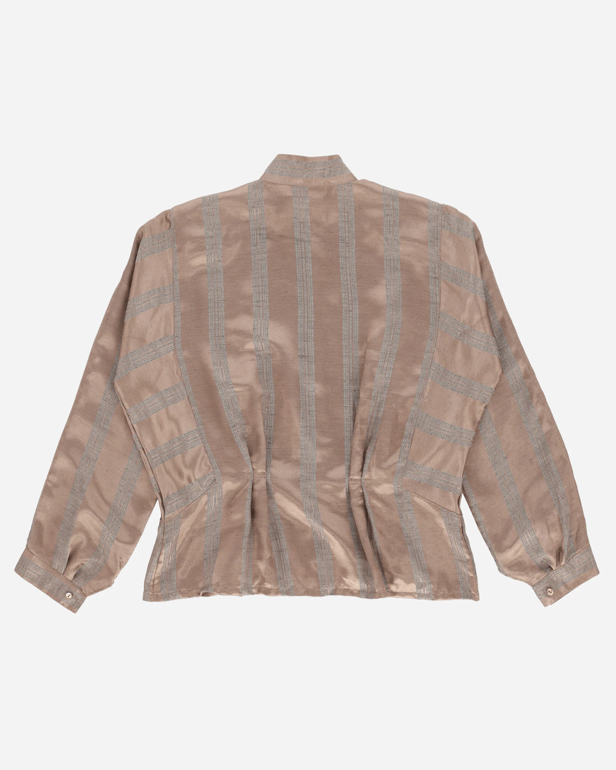 Women's Chest Pocket Longsleeve Shirt Brown - Image 2