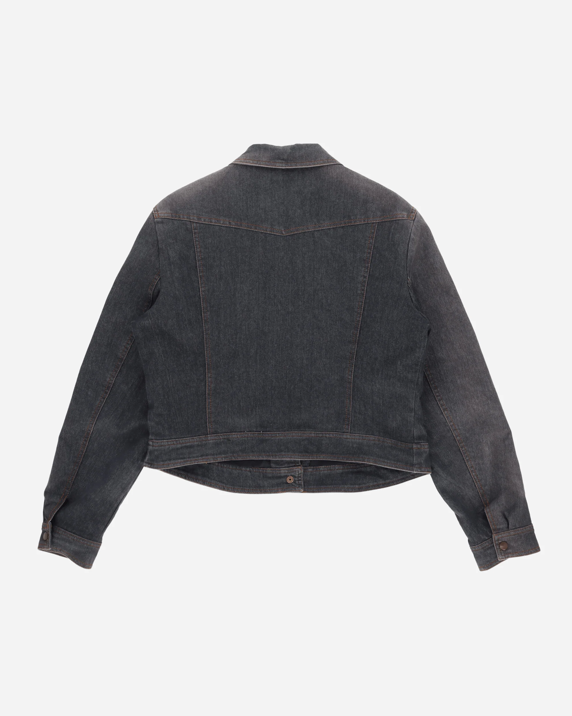 Women's Denim Jacket Dark Wash - Image 2