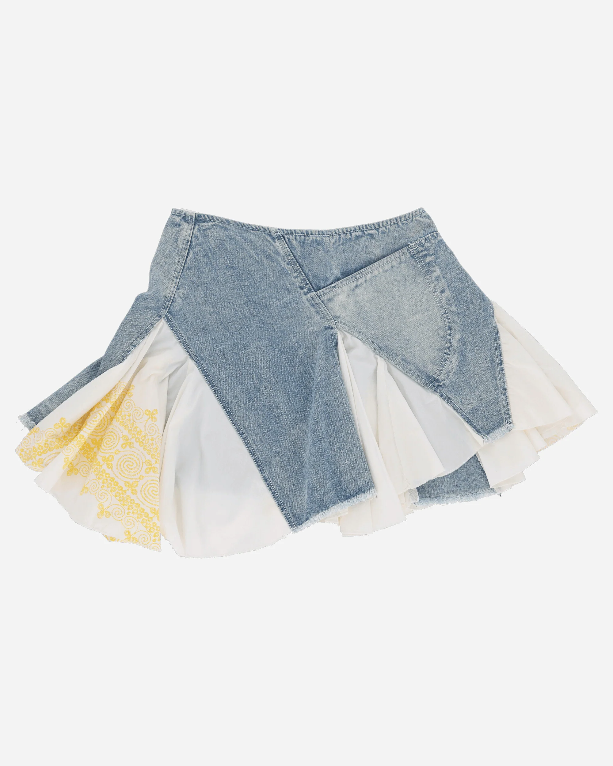 Women's Denim Zipper Skirt Blue - Image 2