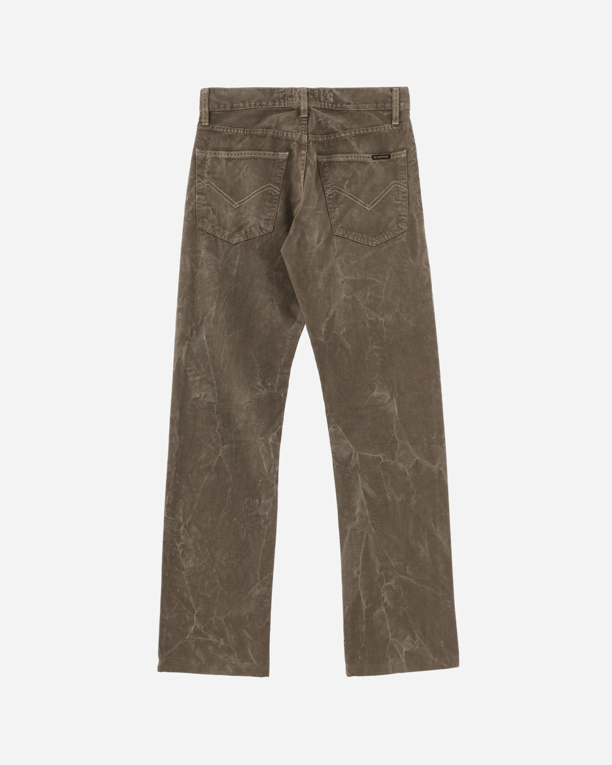 Women's Faded Jeans Brown - Image 2