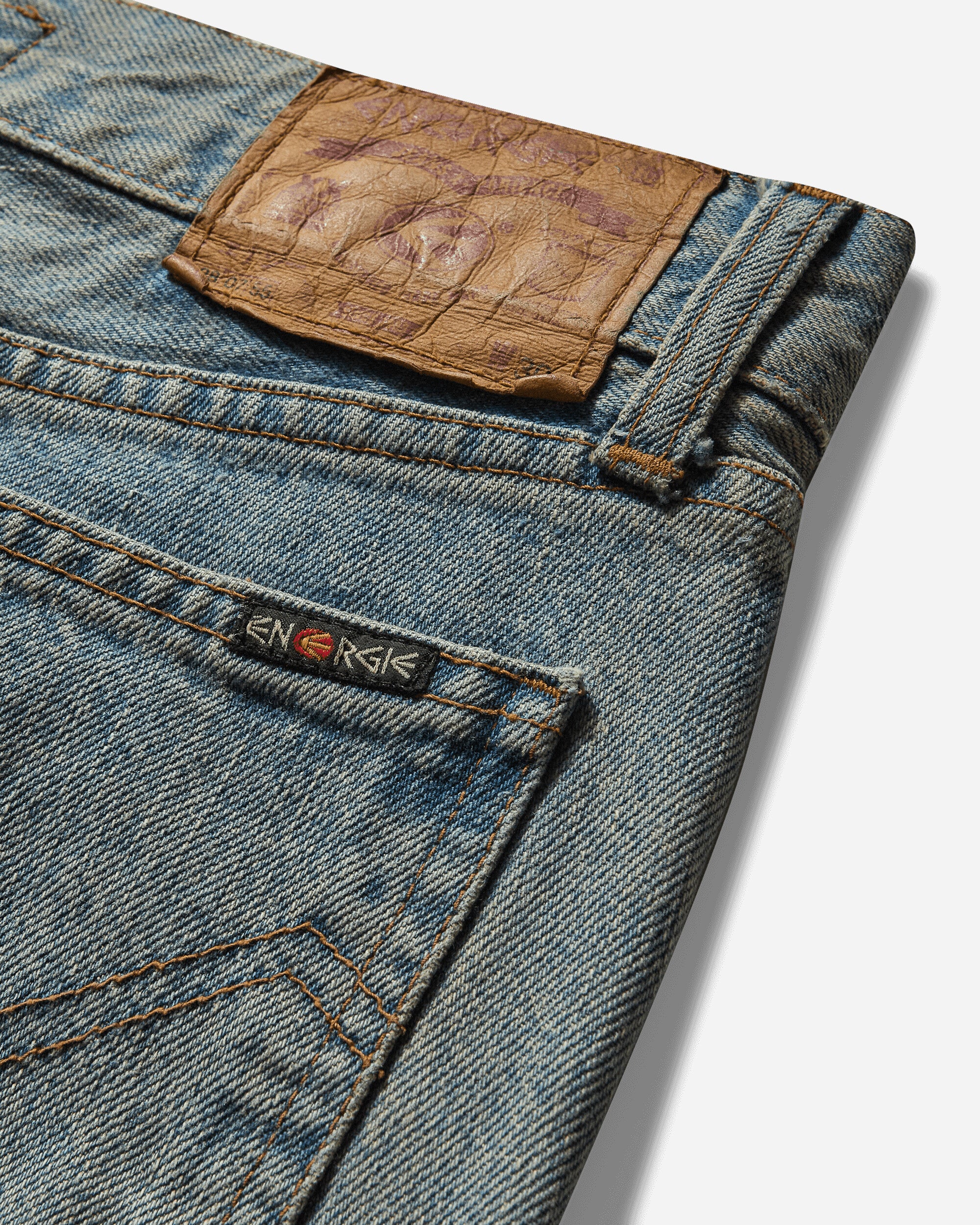 Women's Flower Jeans Blue - Image 4